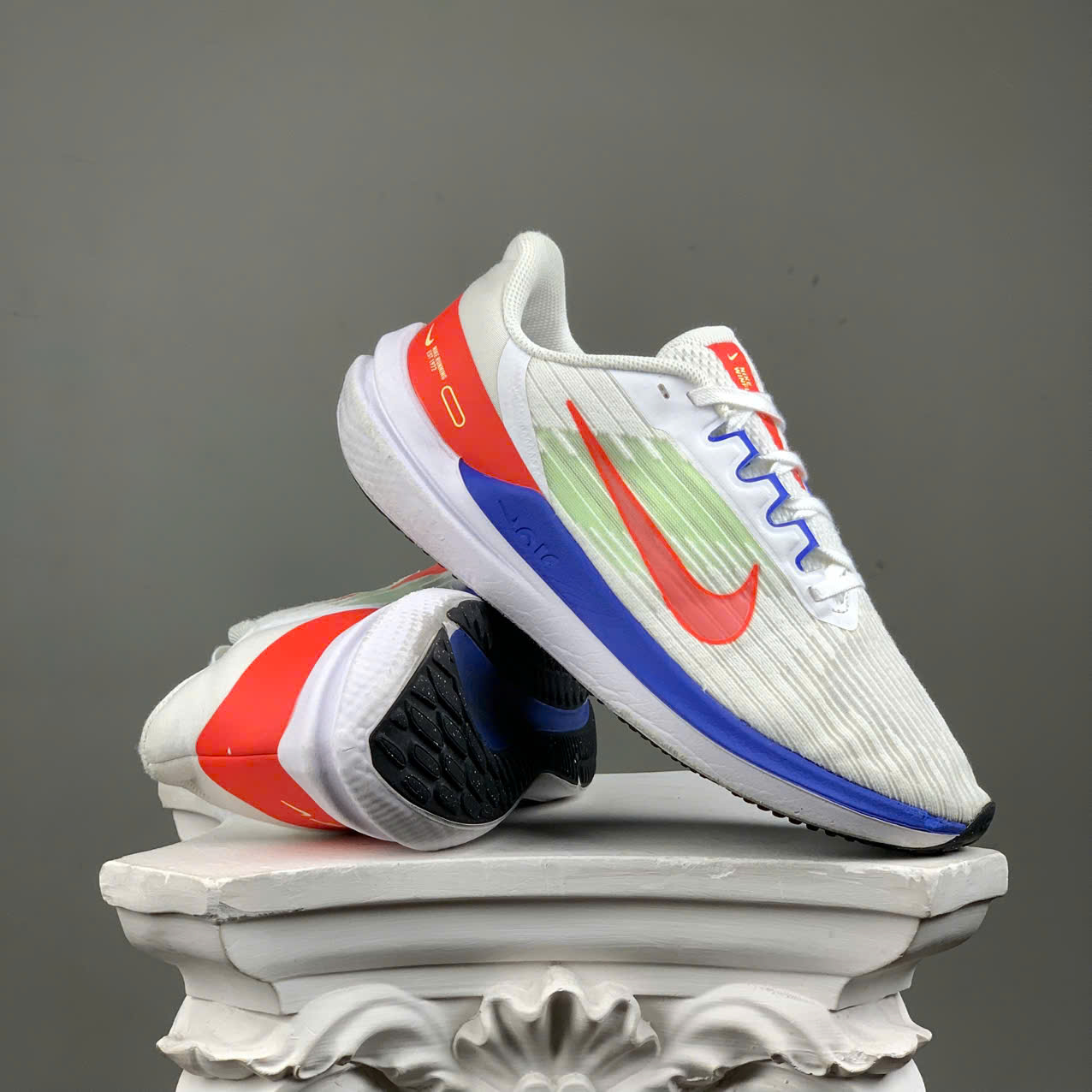 SZ41 Nike Air Zoom Winflo 9 'Bright Crimson Racer Blue' DX3355-100 105807