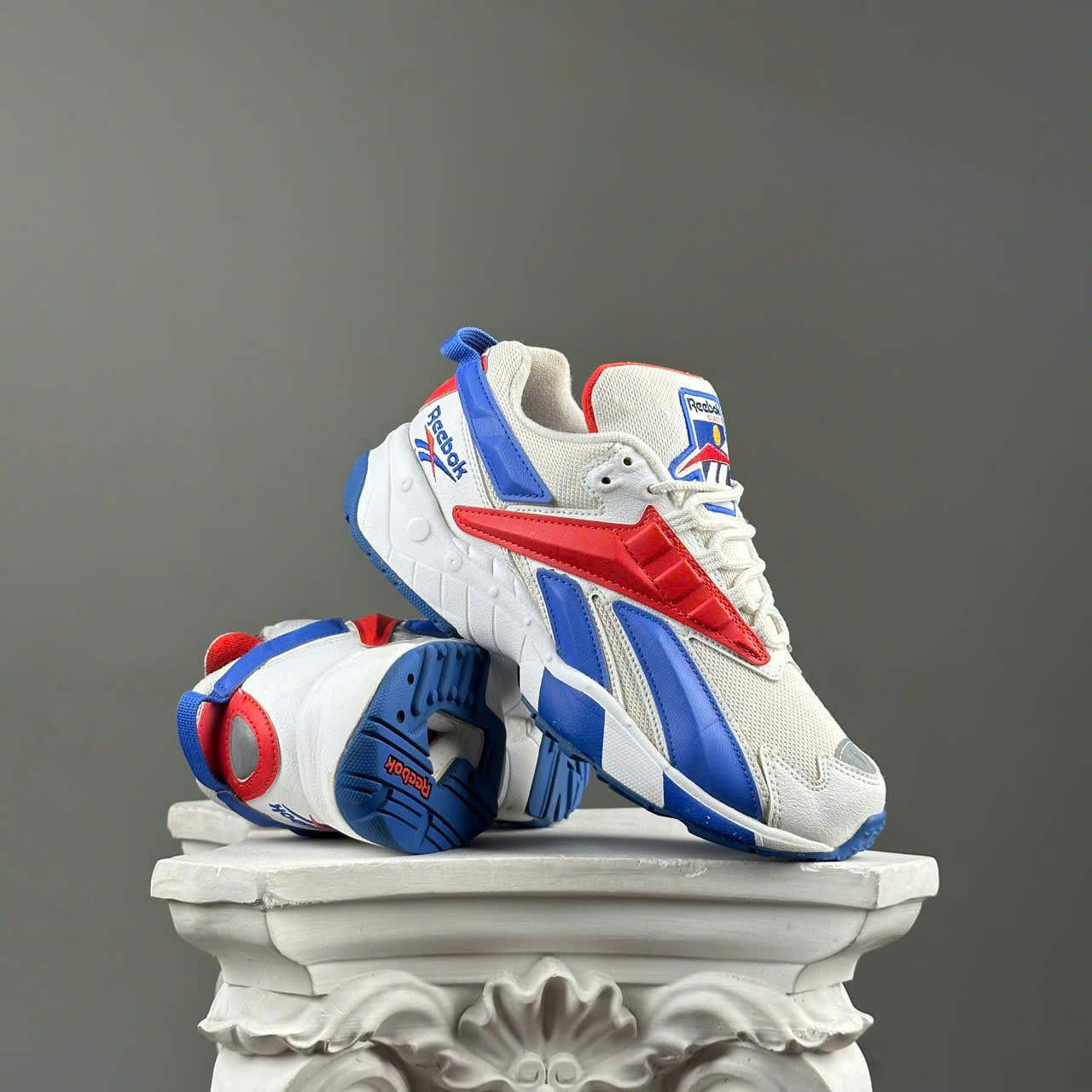 SZ38.5 Reebok INTV 96 'White Blue Red' FV5474 124363