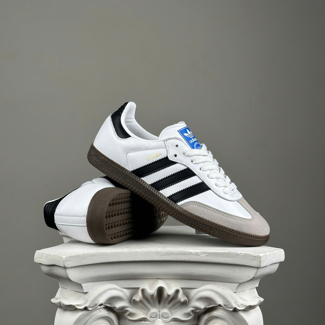 NHIỀU SIZE full box ADIDAS Samba OG 'Black Gum' B75807