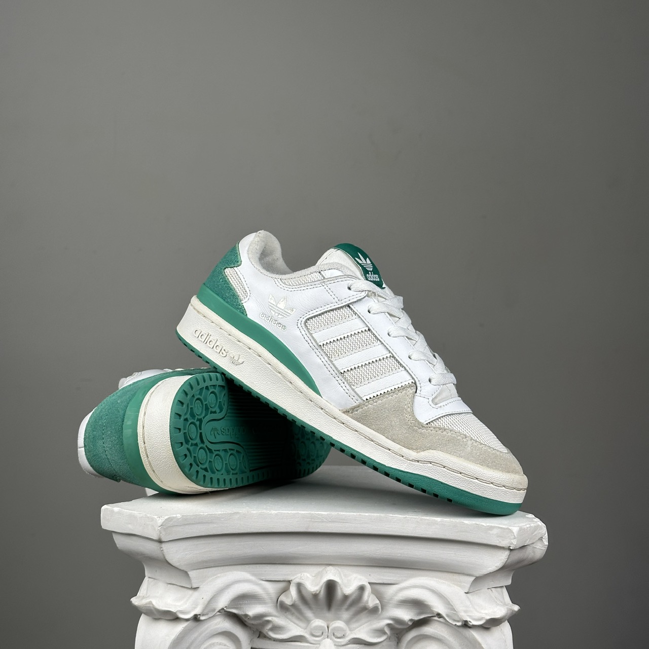 SZ 41.5 Adidas Originals Forum Low Classic Shoes 'Court Green' FZ6262