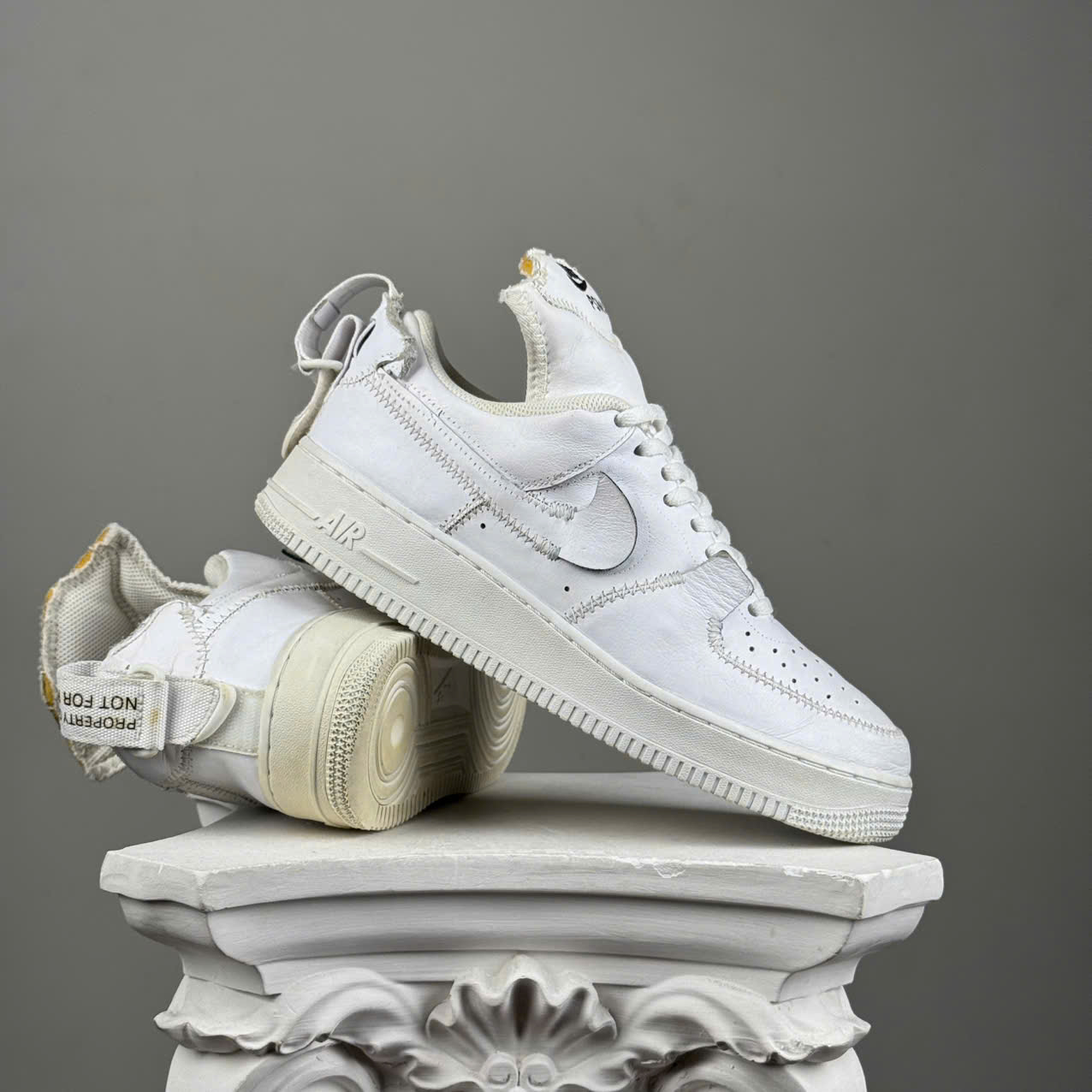 SIZE 42.5 PSNY x Nike Air Force 1 High White AO9292-101
