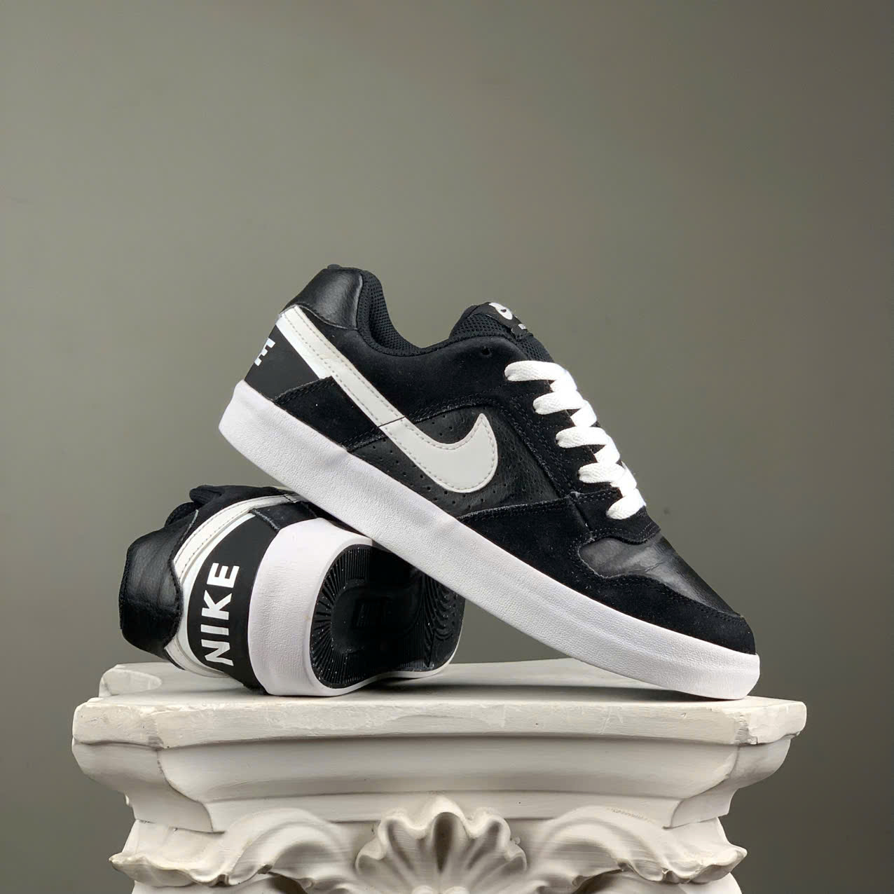 SZ39 Nike Delta Force Vulc SB 'Black' 942237-010 075136 Giày
