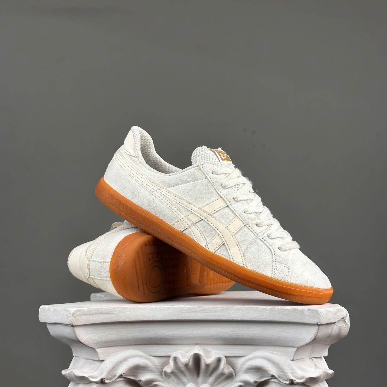 SZ40 Onitsuka Tiger DD Trainer 'Beige White Gum' 1183B478-100 1051041