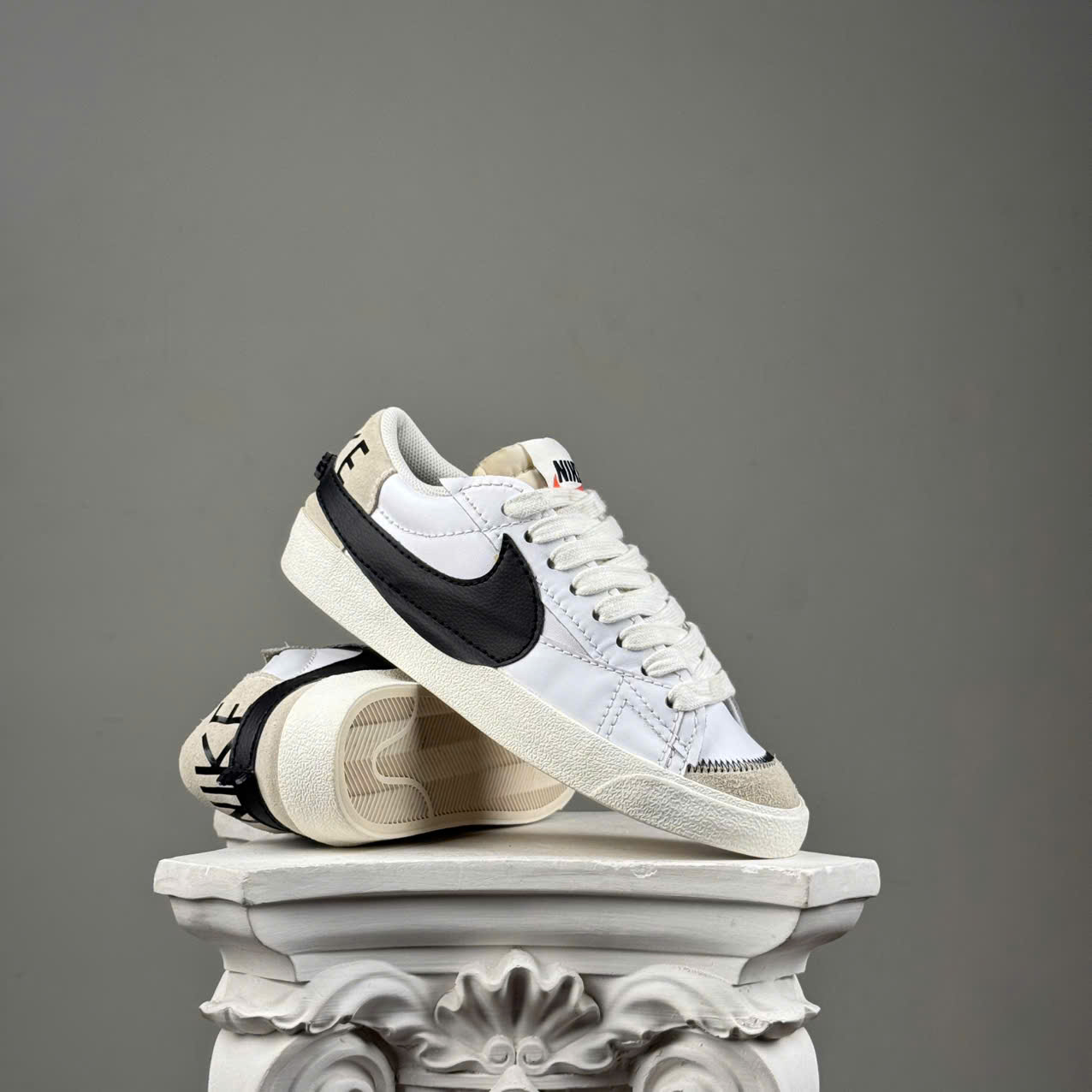 SZ 42.5 Nike Blazer Low '77 Jumbo 'White Black' DN2158-101