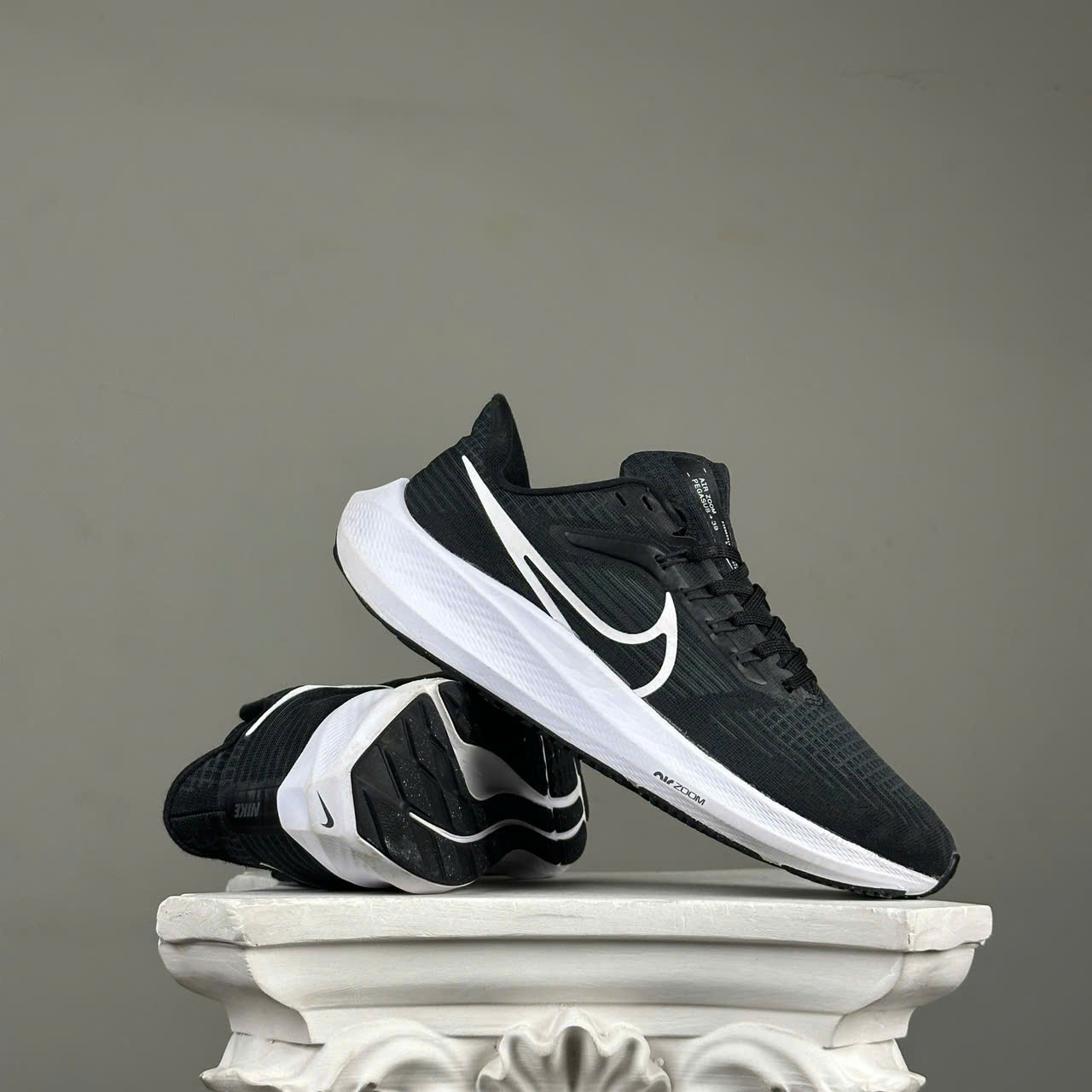 SZ40 Nike Air Zoom Pegasus 39 'Black Dark Smoke Grey' DH4071-001 124198