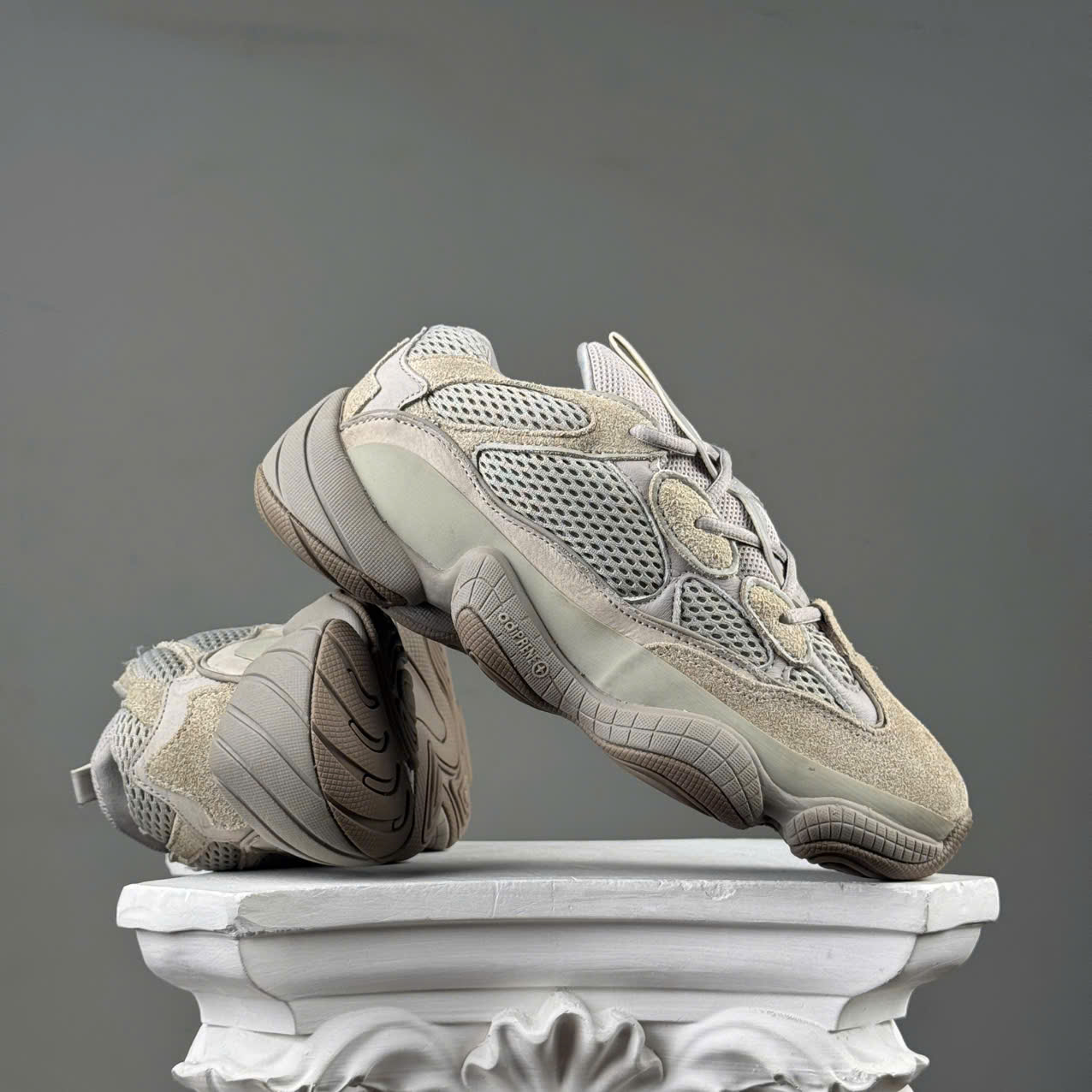 SZ41 adidas Yeezy 500 'Ash Grey' GX3607 035369