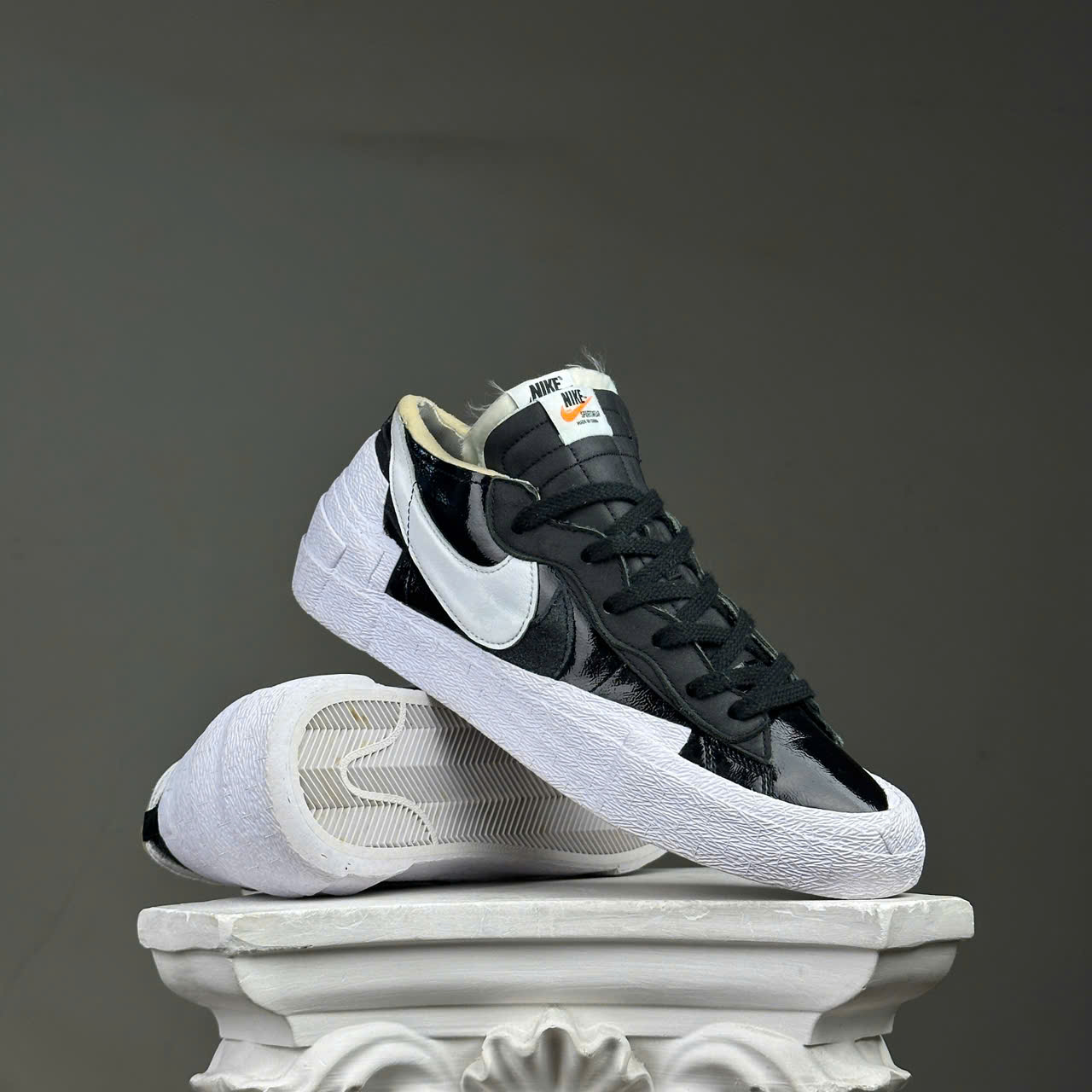 stock x blazer low sacai