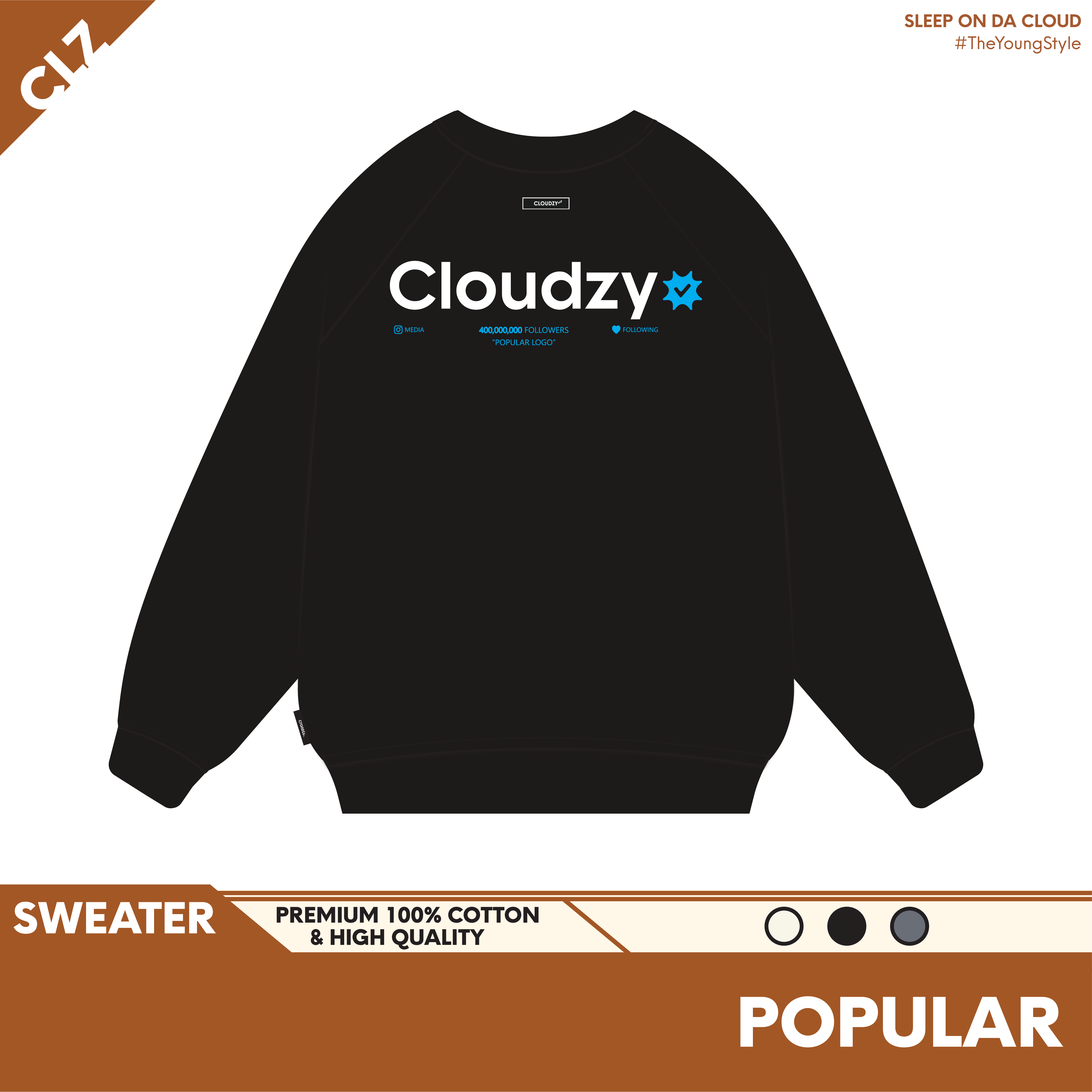 SWEATER POPULAR LOGO