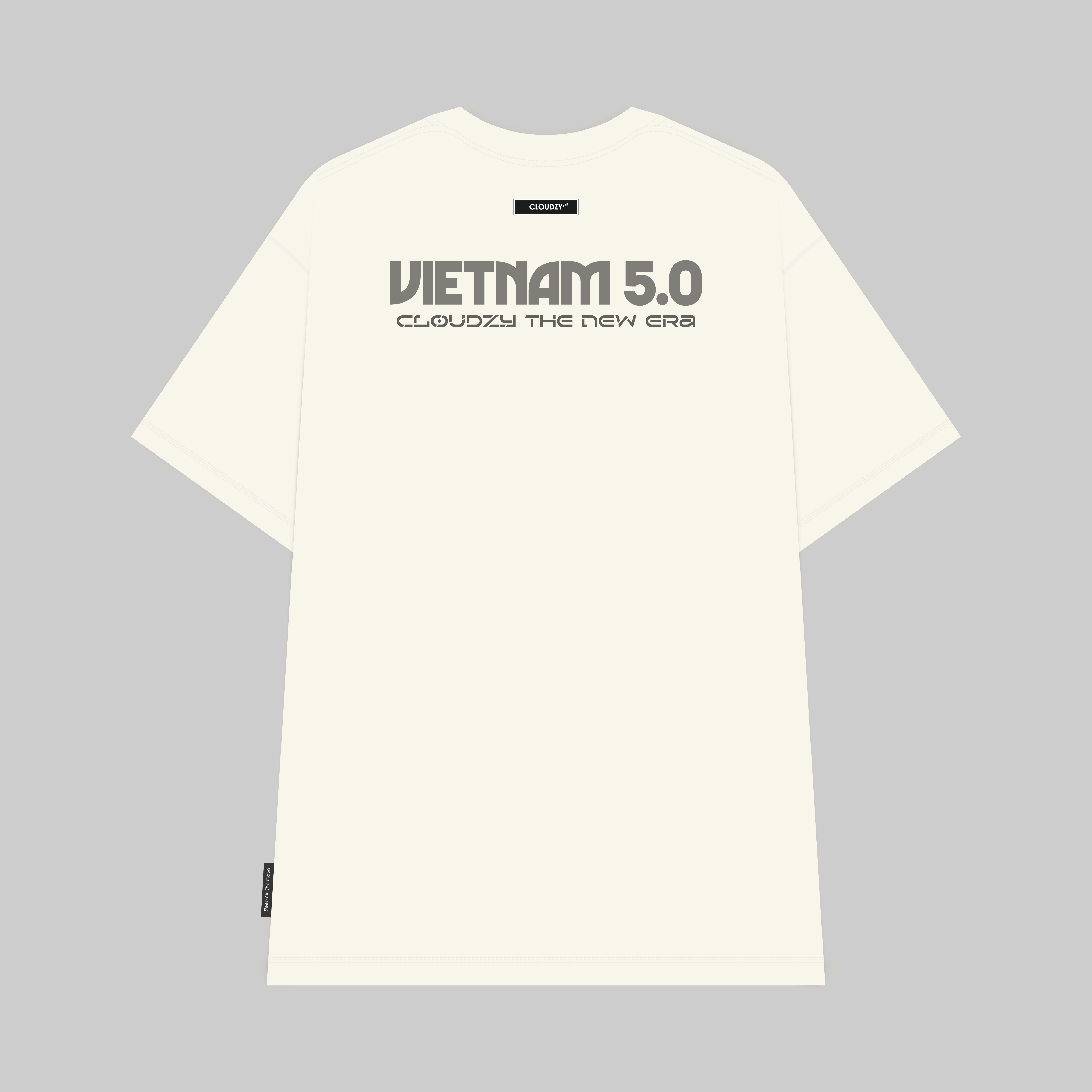 ÁO THUN OVERSIZE CLOUDZY TRÂU MÁY