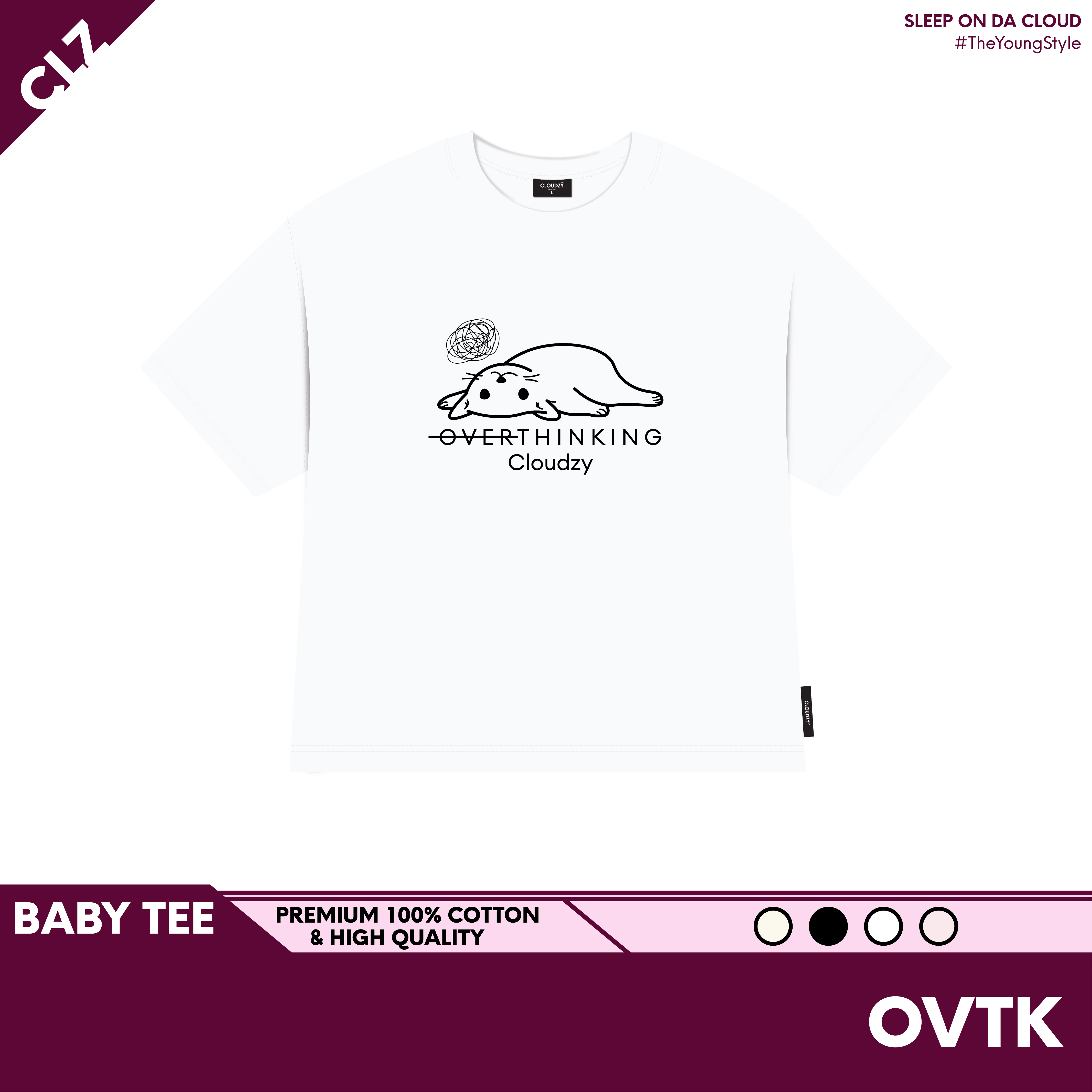 BABY TEE OVERTHINKING