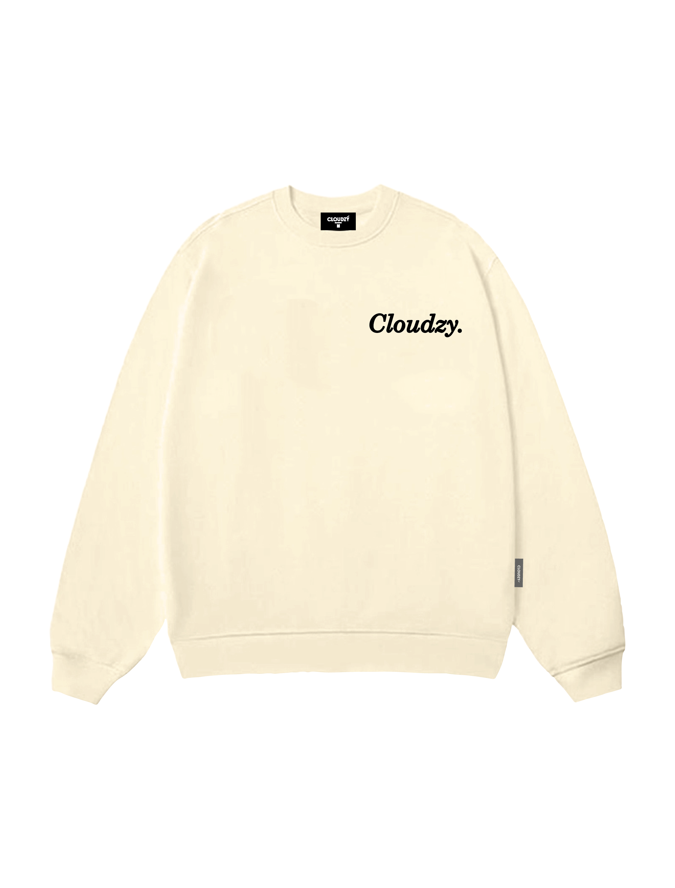 Áo sweater nỉ brand CLOUDZY nỉ dài tay form rộng thêu logo chữ ký sweater kiểu dáng unisex mùa đông nam nữ SW CORE