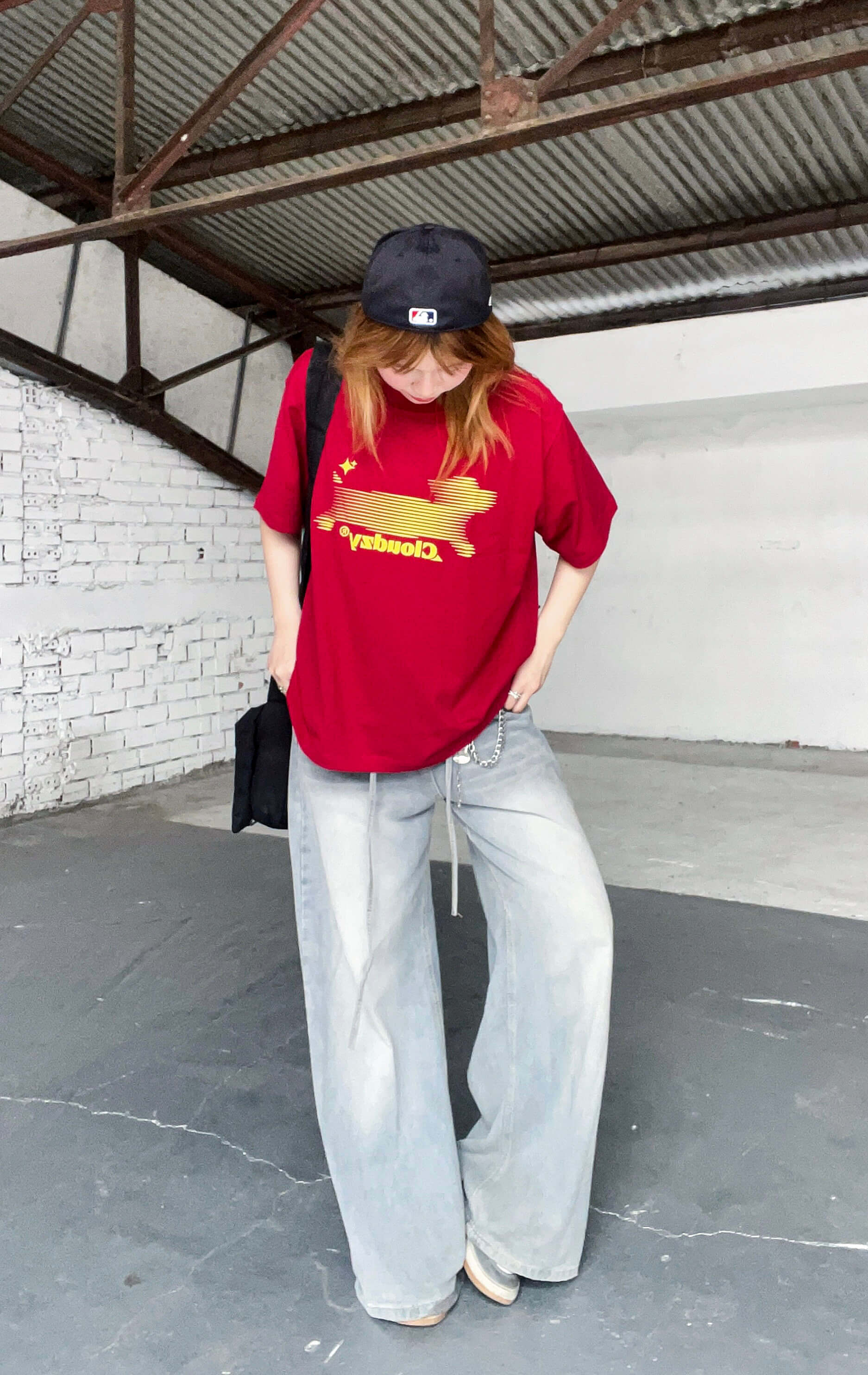Áo phông local brand CLOUDZY áo thun in hình tay lỡ 250gsm nam nữ cotton 100% unisex DOGGO