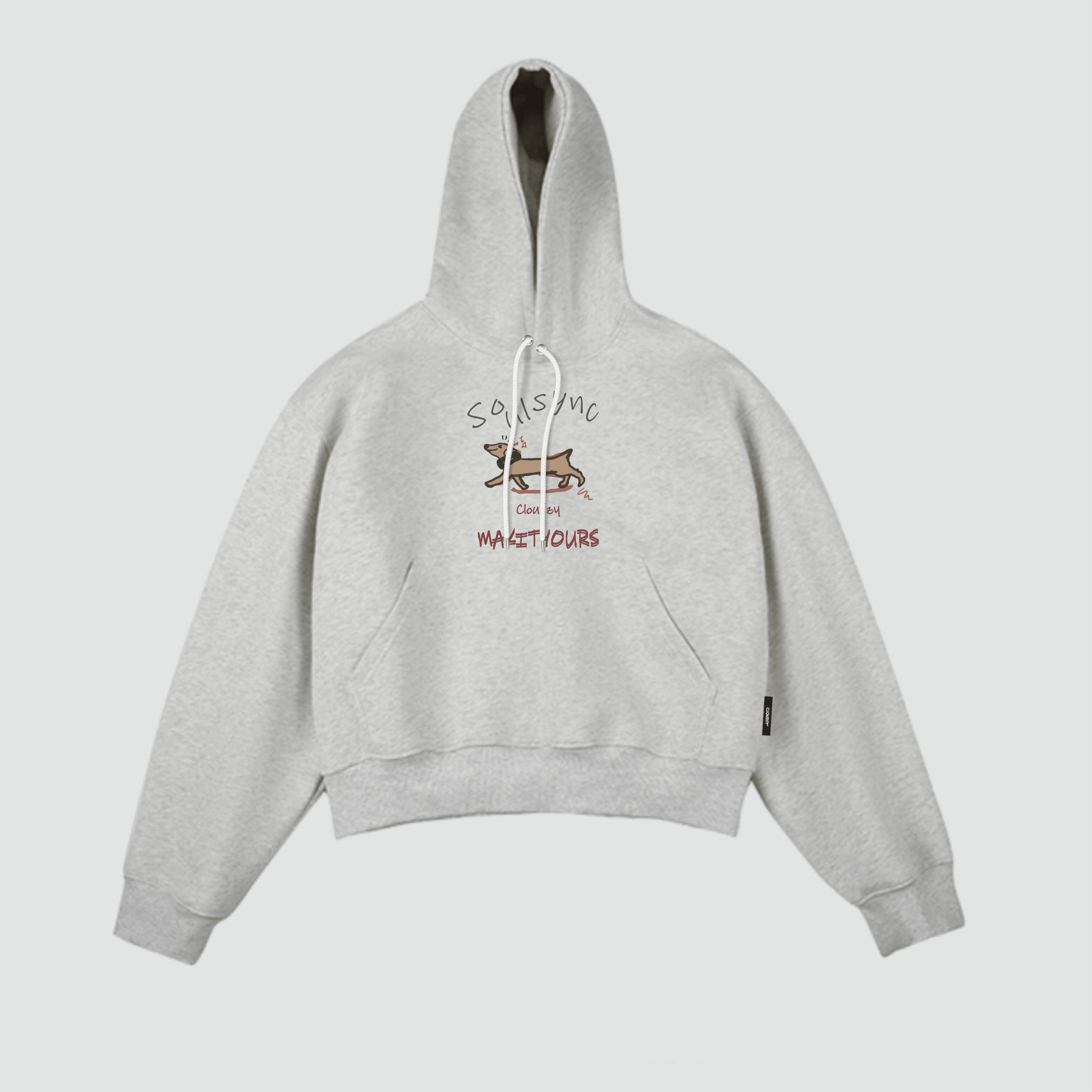 Áo khoác hoodie boxy SYNC nỉ bông nam local brand CLOUDZY hoodie nữ unisex form rộng basic TH HOODIE BOXY