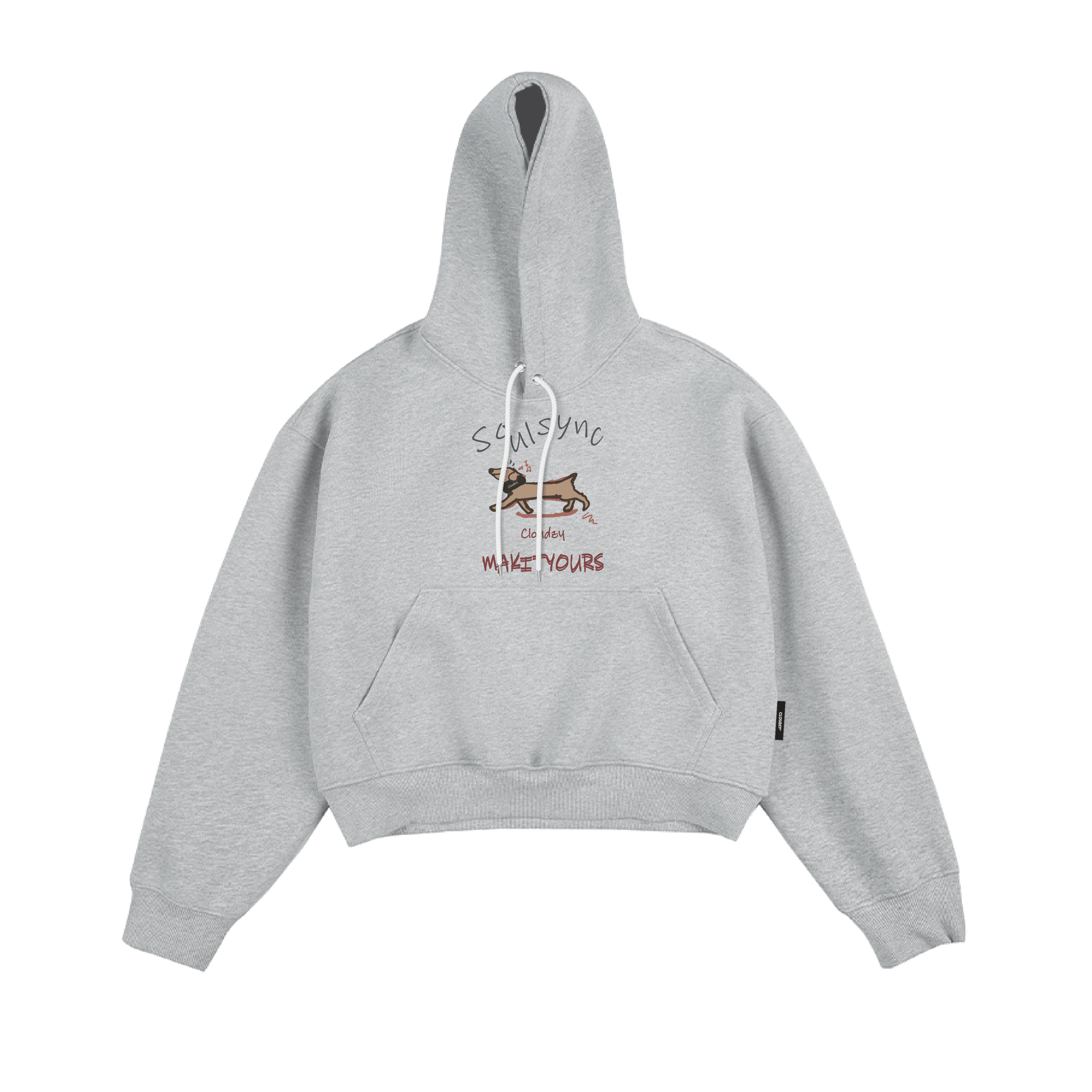 Áo khoác hoodie boxy SYNC nỉ bông nam local brand CLOUDZY hoodie nữ unisex form rộng basic TH HOODIE BOXY