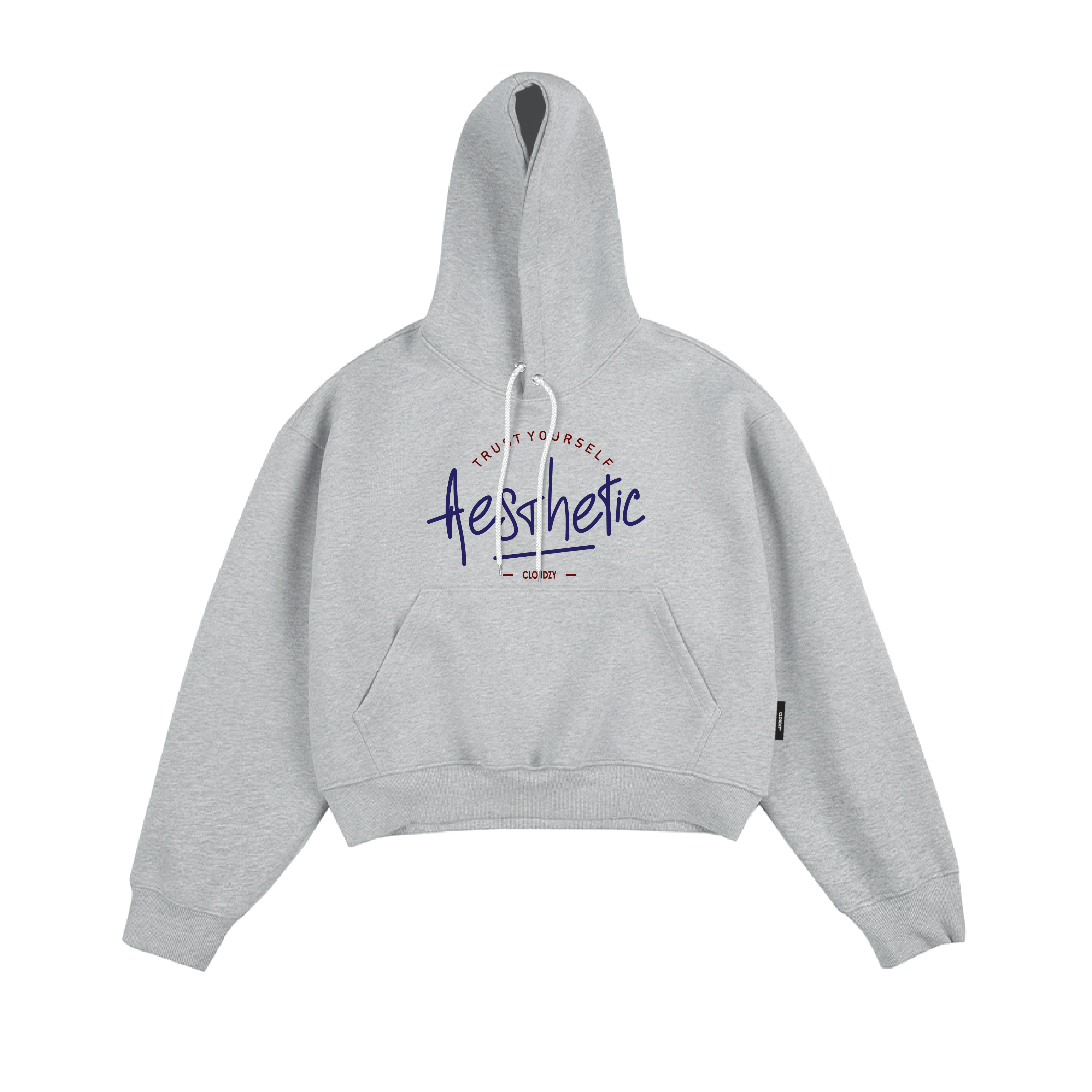 Áo khoác hoodie boxy TRUST nỉ bông nam local brand CLOUDZY hoodie nữ unisex form rộng basic TH HOODIE BOXY