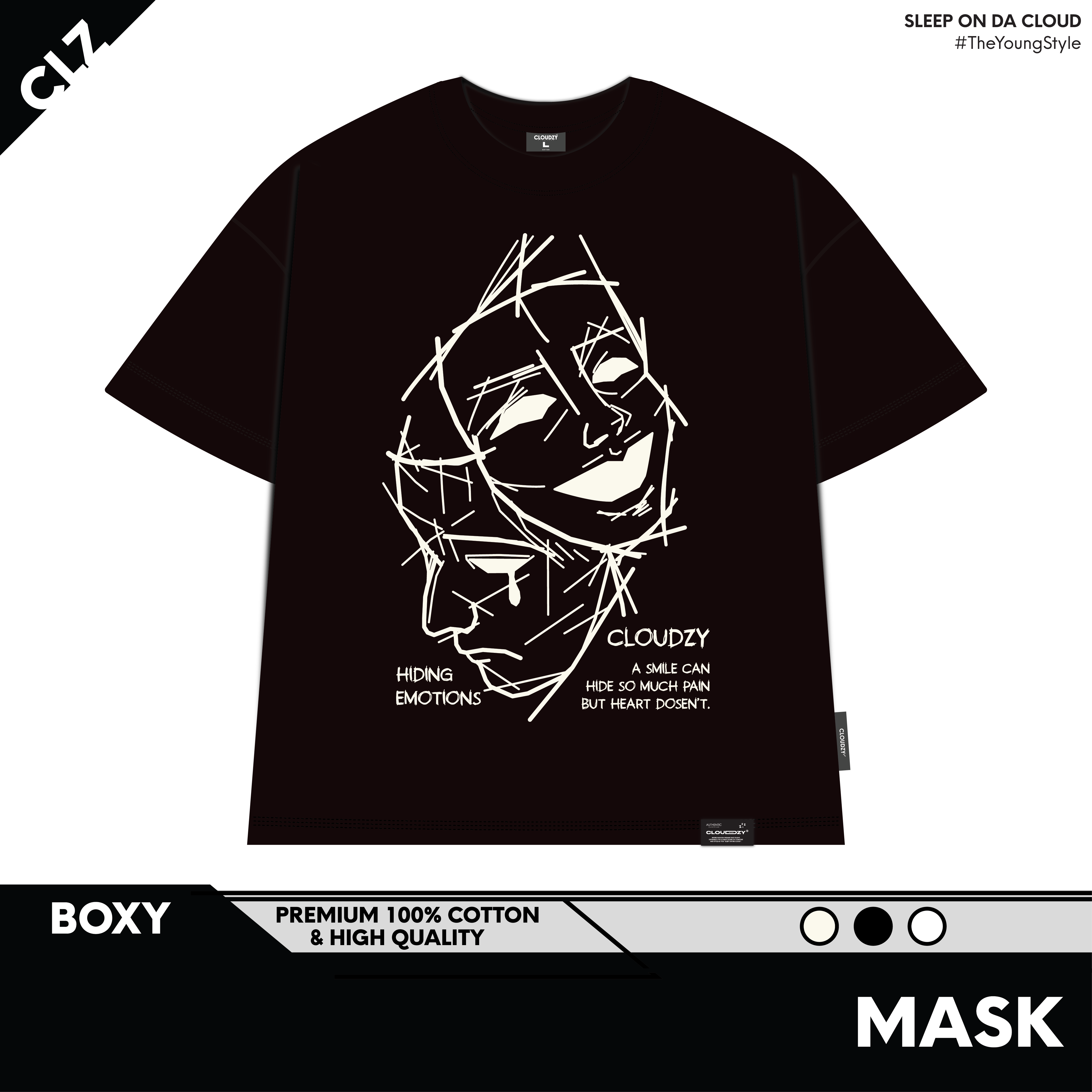 ÁO THUN BOXY MASK