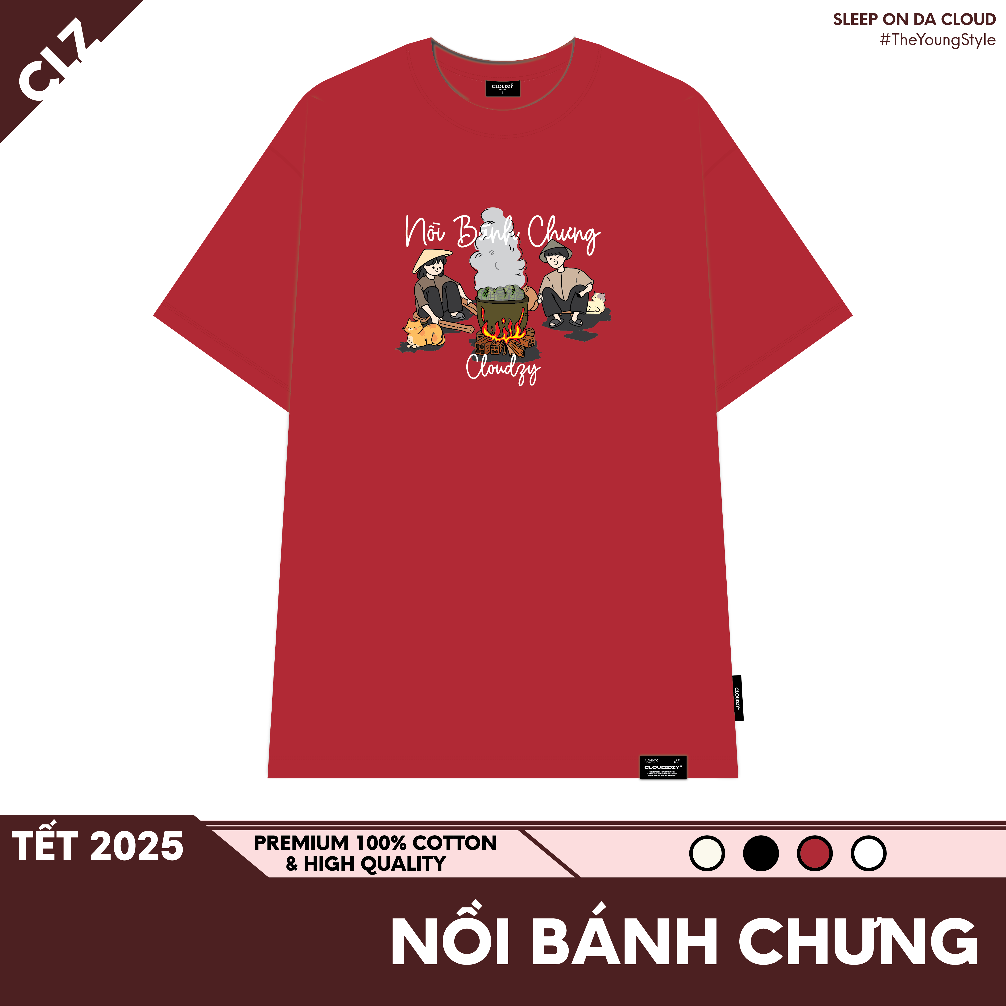 ÁO THUN OVERSIZE BÁNH CHƯNG