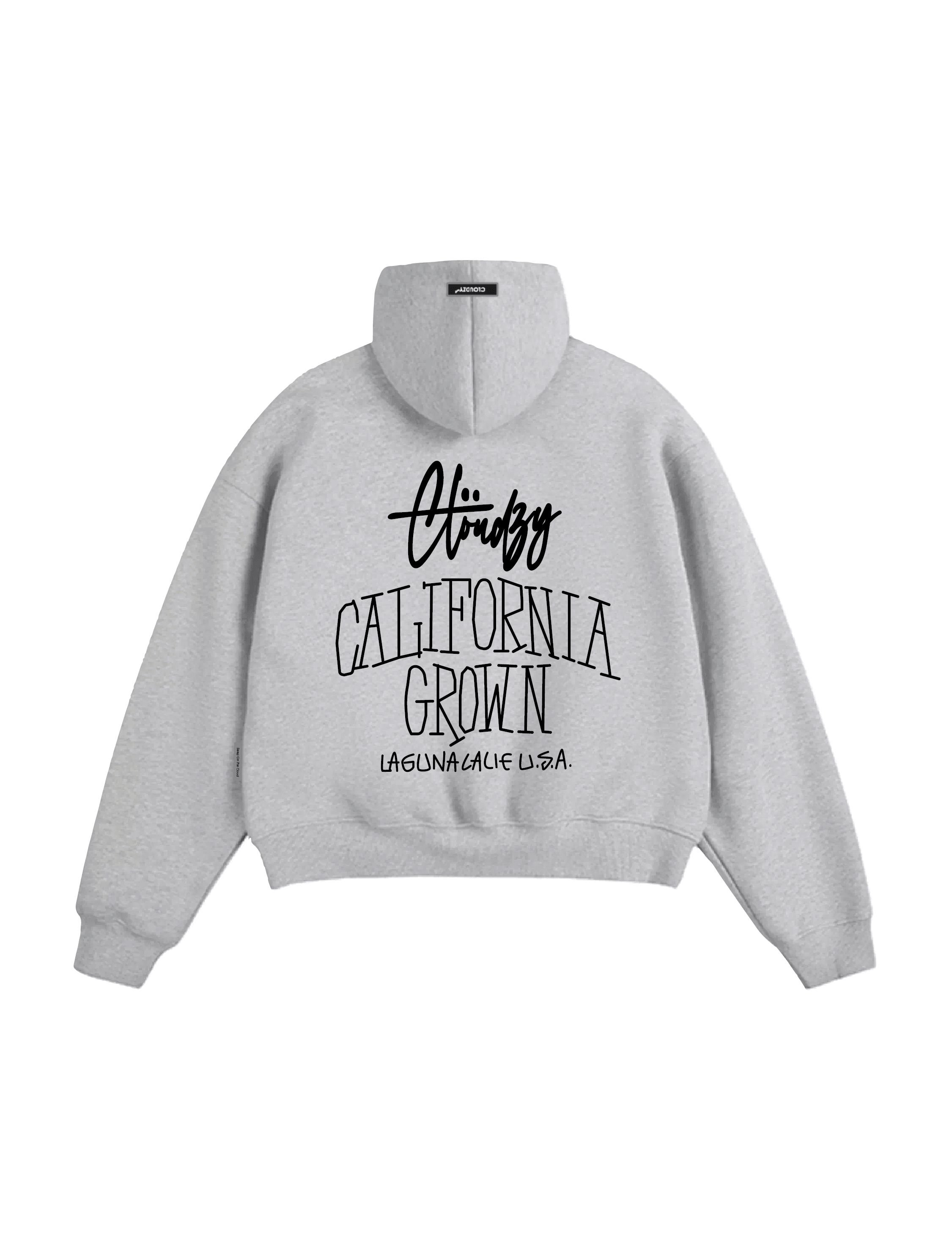 Áo hoodie zip boxy nam local brand Cloudzy hoodie nỉ bông nữ unisex form rộng basic mũ siêu to GROWN