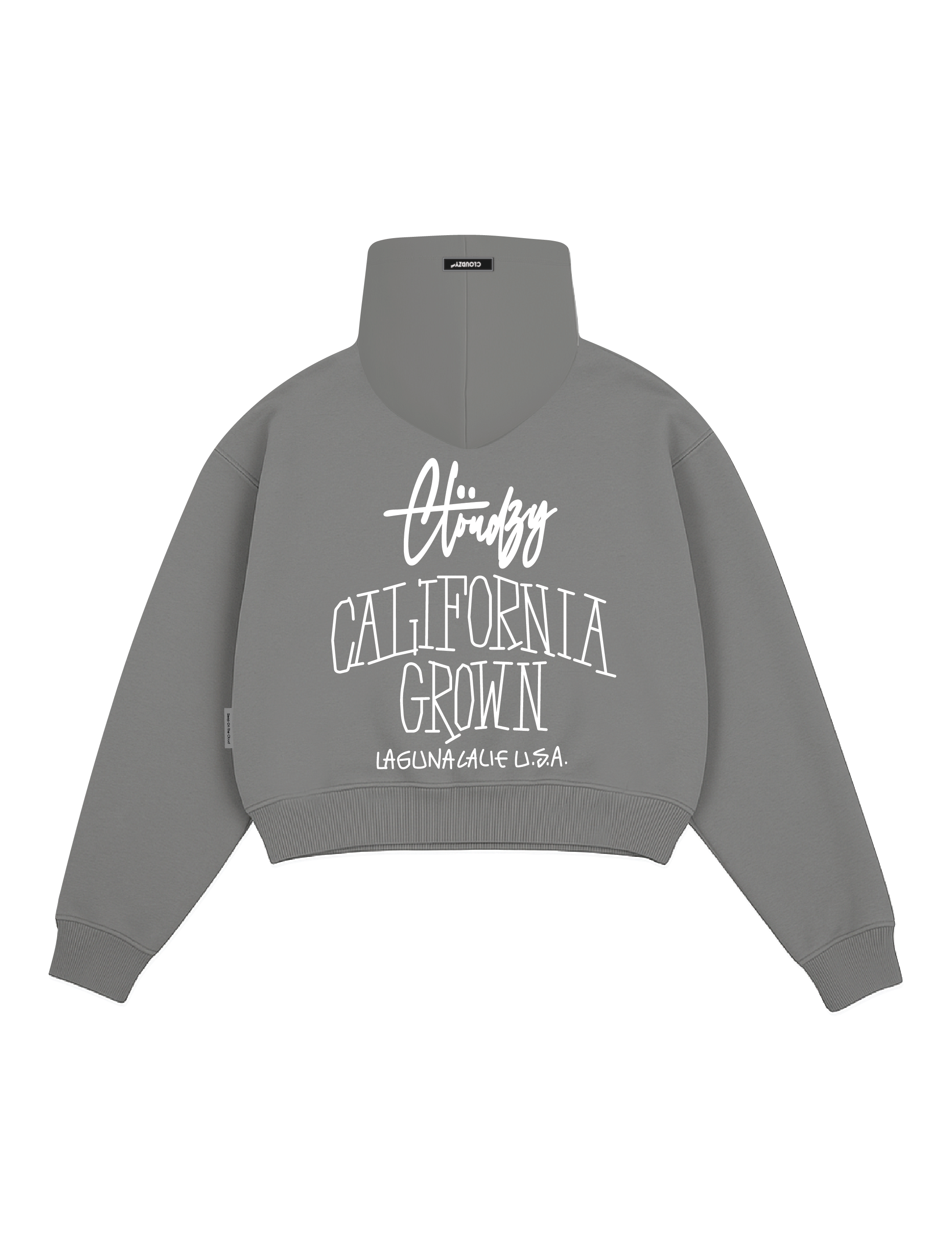 Áo hoodie zip boxy nam local brand Cloudzy hoodie nỉ bông nữ unisex form rộng basic mũ siêu to GROWN