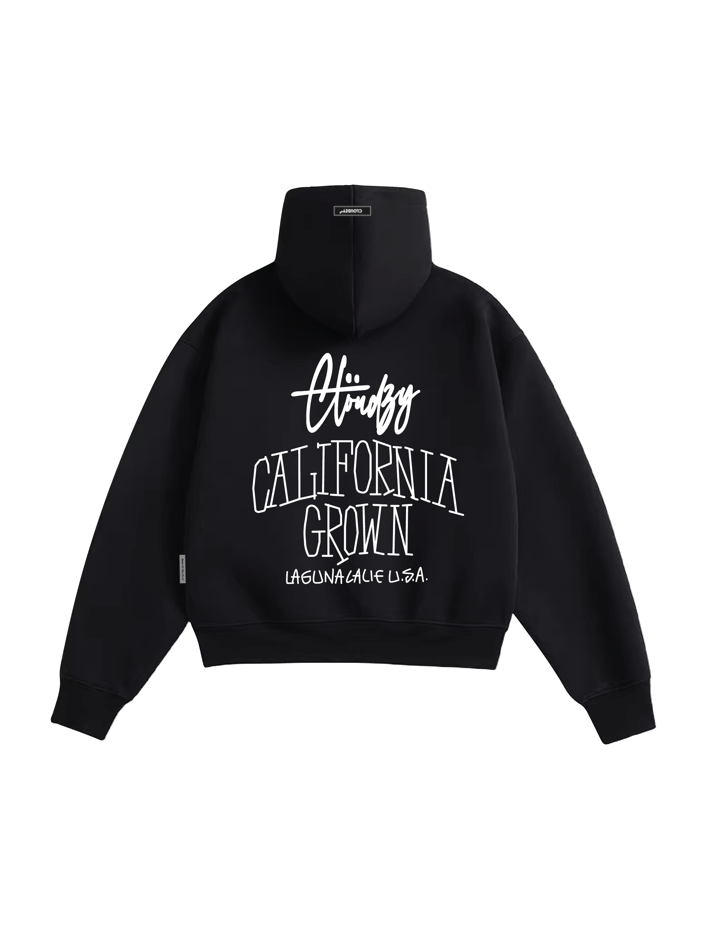 Áo hoodie zip boxy nam local brand Cloudzy hoodie nỉ bông nữ unisex form rộng basic mũ siêu to GROWN