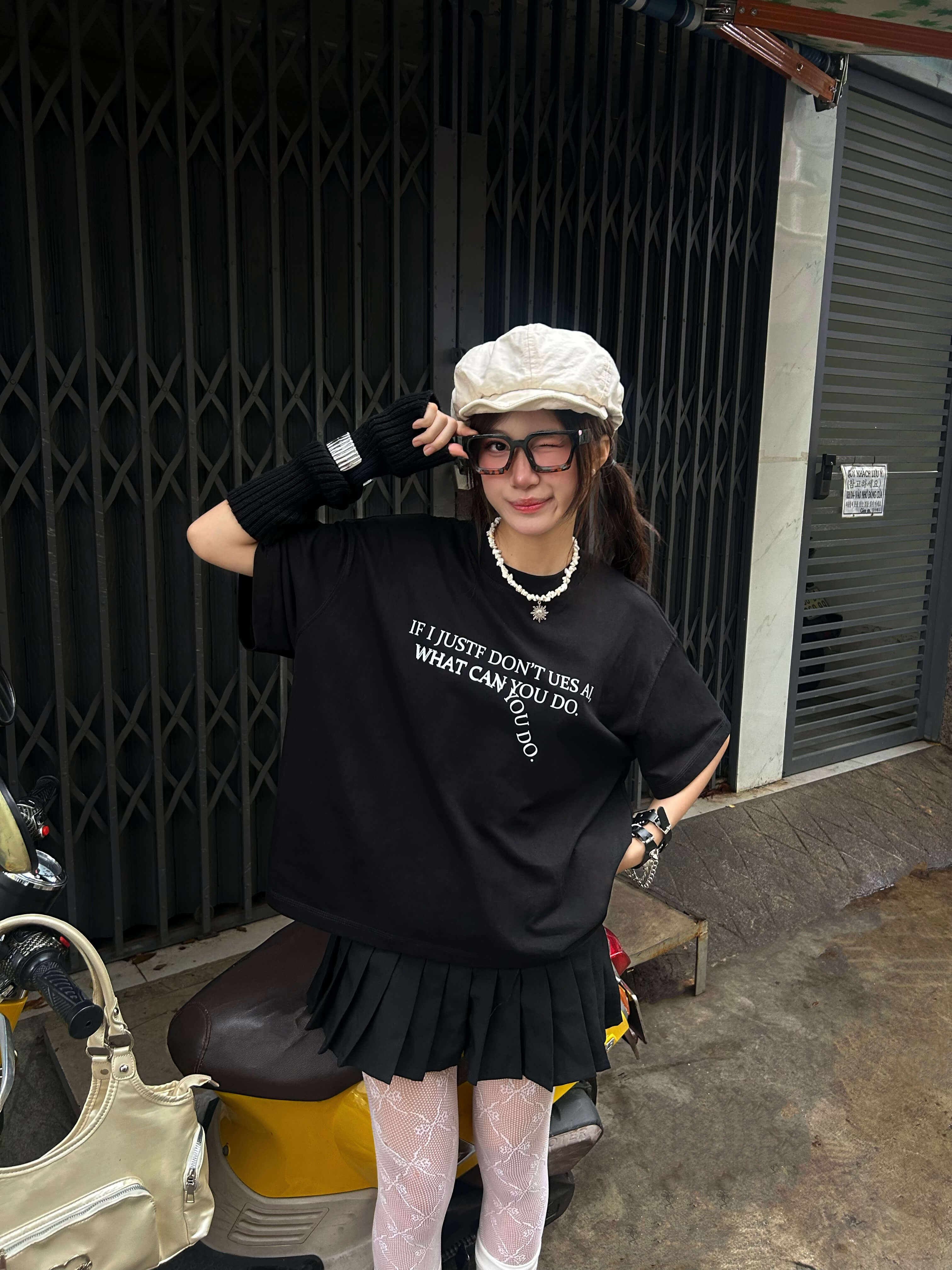 Áo thun boxy tee local brand Cloudzy unisex phông tay lỡ nữ cotton phối màu form rộng boxy YOU DO