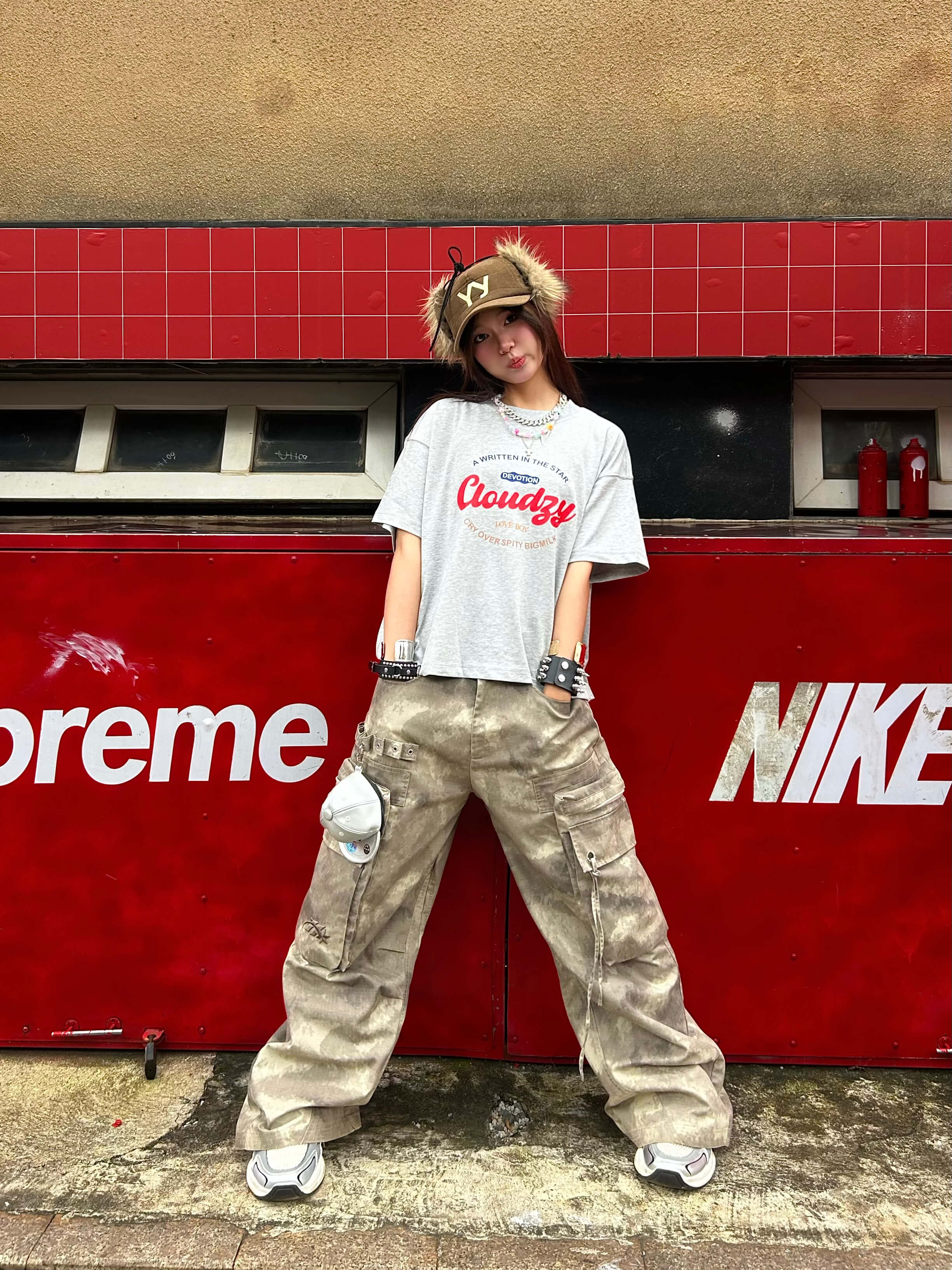 Áo thun boxy tee local brand Cloudzy unisex phông tay lỡ nữ cotton phối màu form rộng boxy DEVOTION