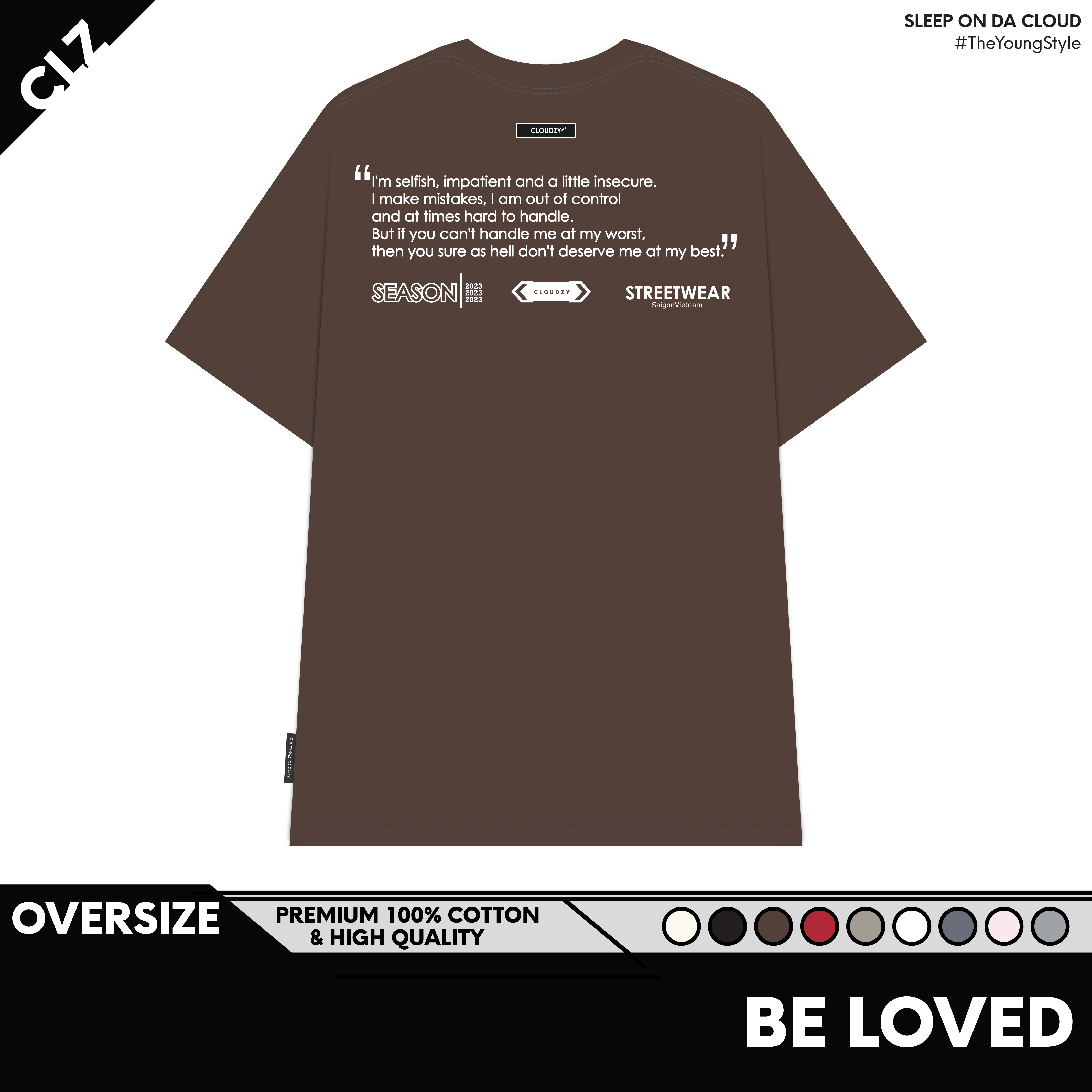 ÁO THUN OVERSIZE BE LOVED