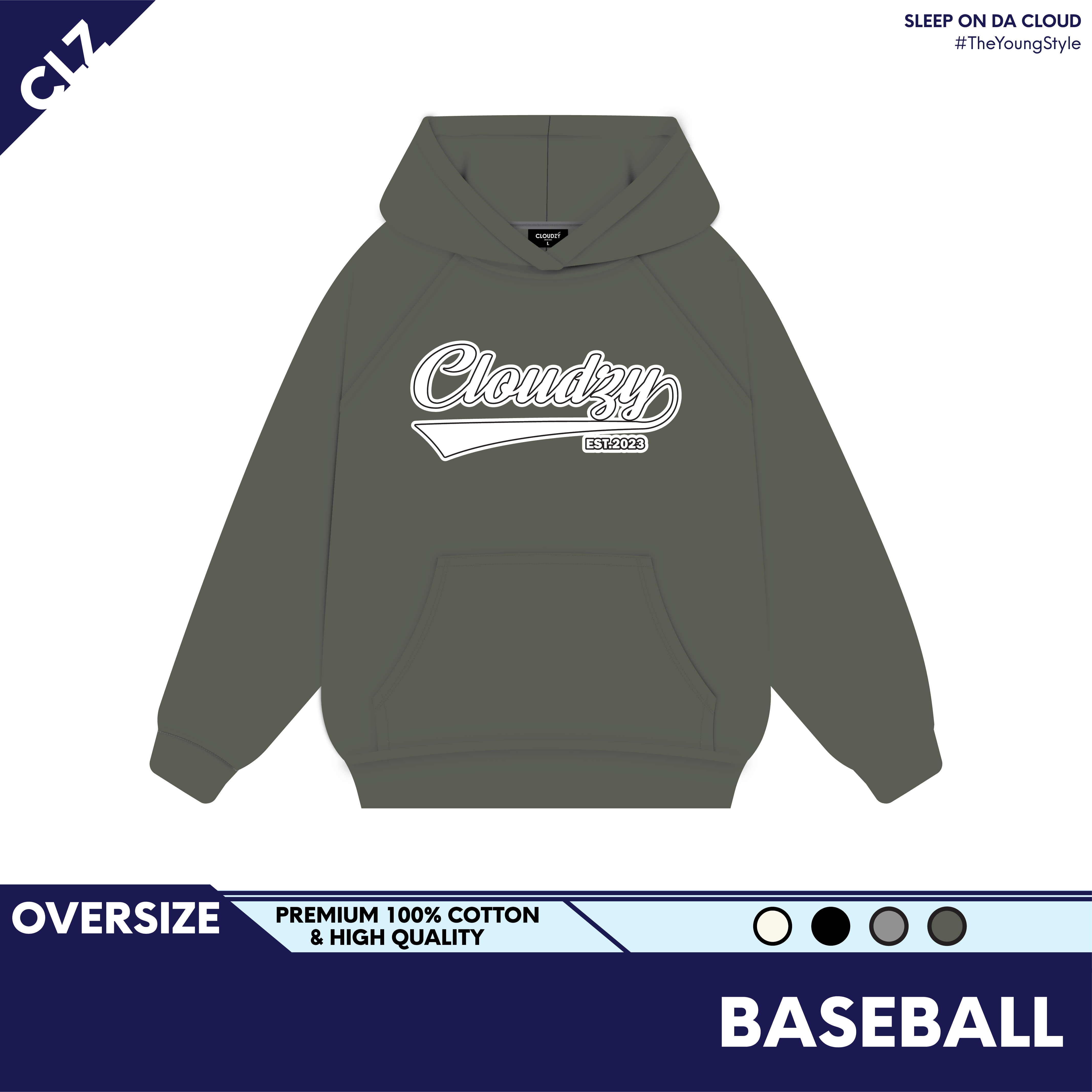 HOODIE OVERSIZE BASEBALL