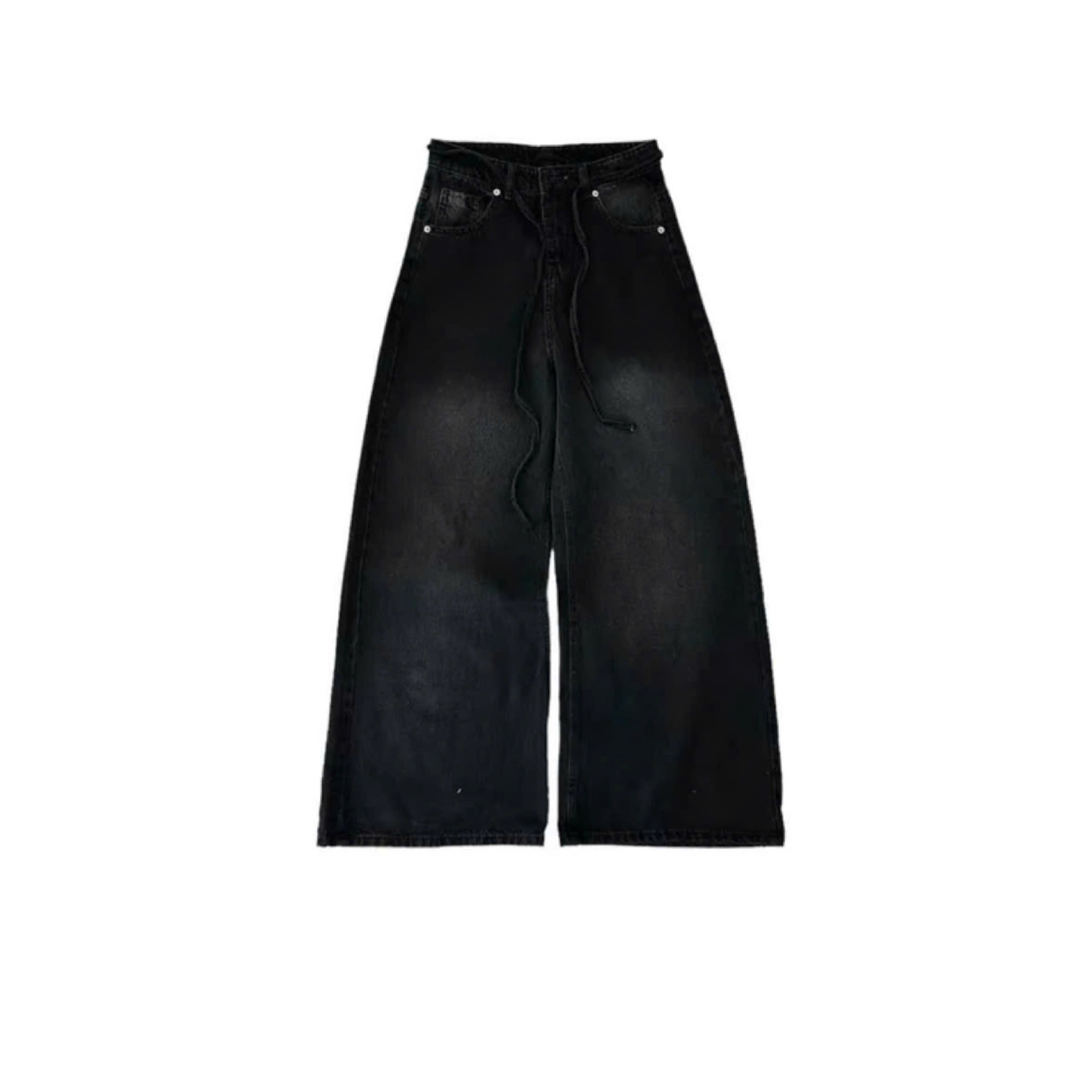 QUẦN JEAN BAGGY BLACK WASH