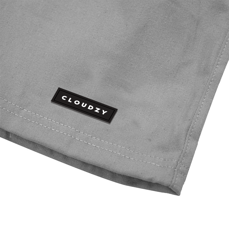 Quần short nam nữ QS KAKI TRƠN CLOUDZY cotton mềm mịn lưng thun unisex thể thao cao cấp ống rộng