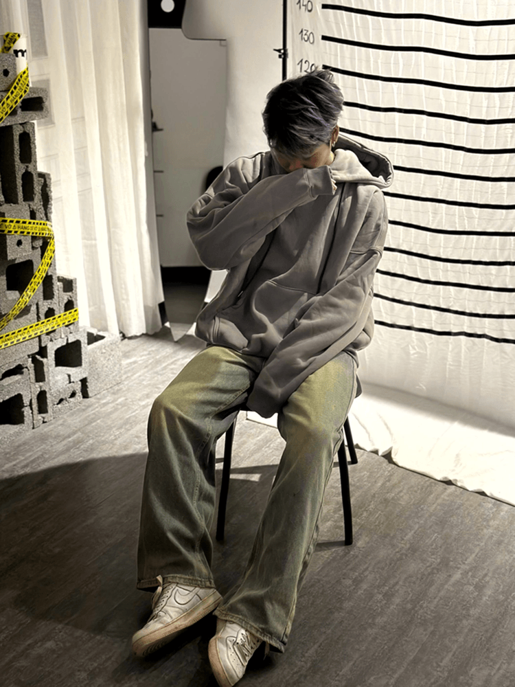 Áo khoác hoodie boxy nam nữ local brand HD BOXY TRƠN unisex form rộng nỉ bông dày mũ to 2 lớp basic