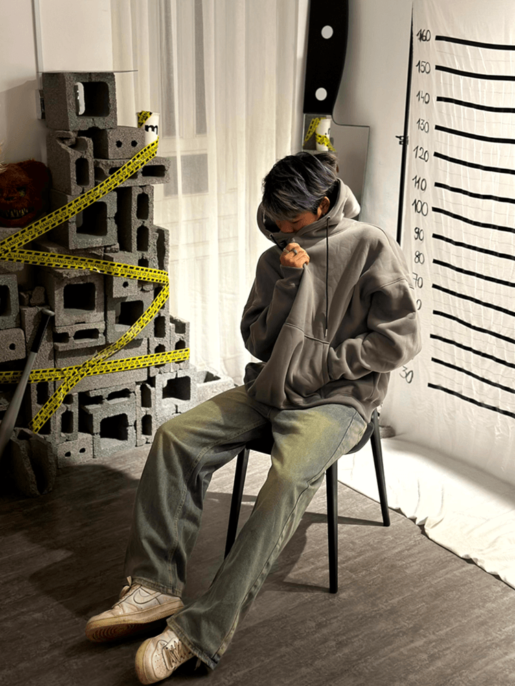 Áo khoác hoodie boxy nam nữ local brand HD BOXY TRƠN unisex form rộng nỉ bông dày mũ to 2 lớp basic