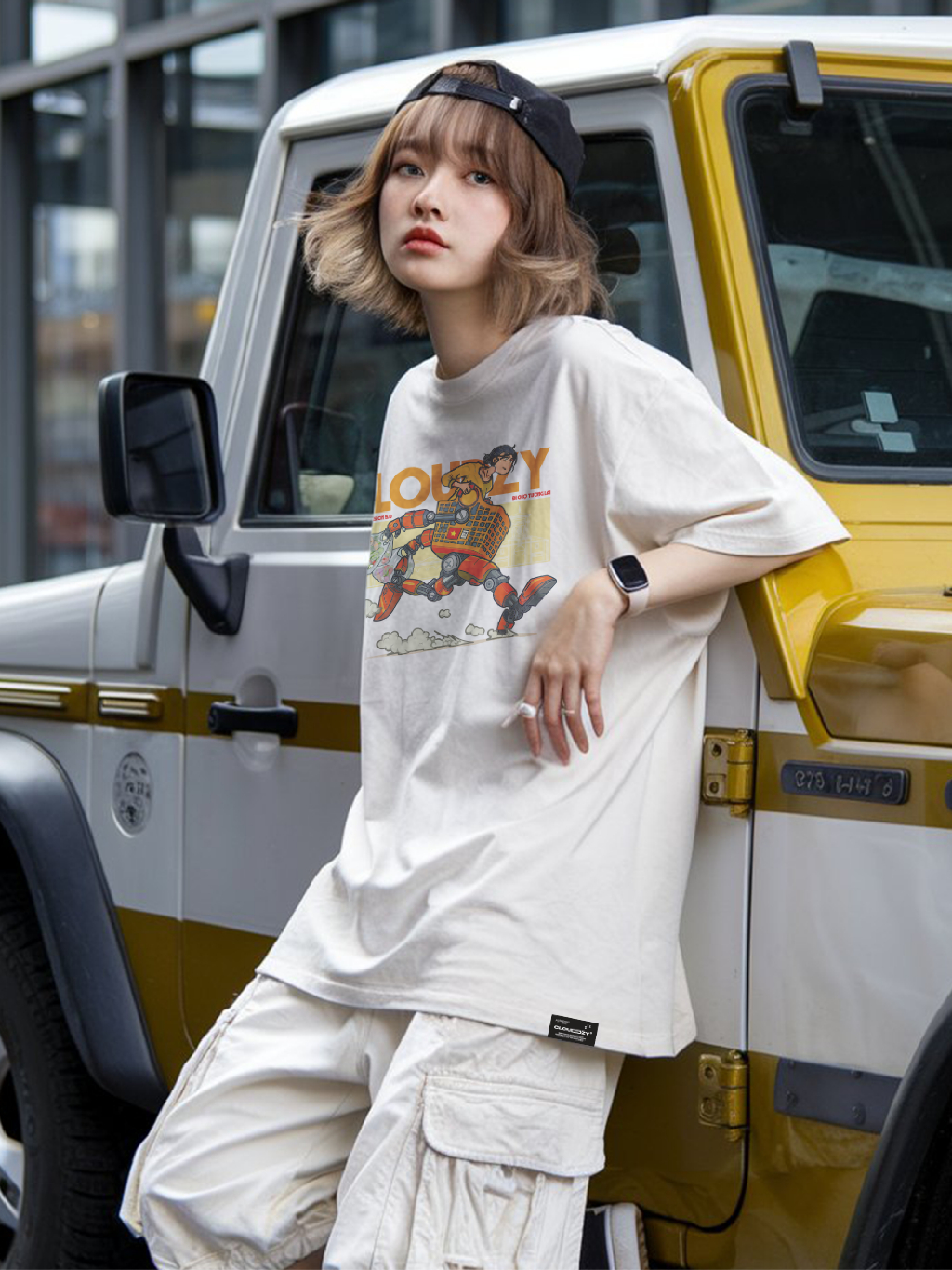 ÁO THUN OVERSIZE CLOUDZY ĐI CHỢ