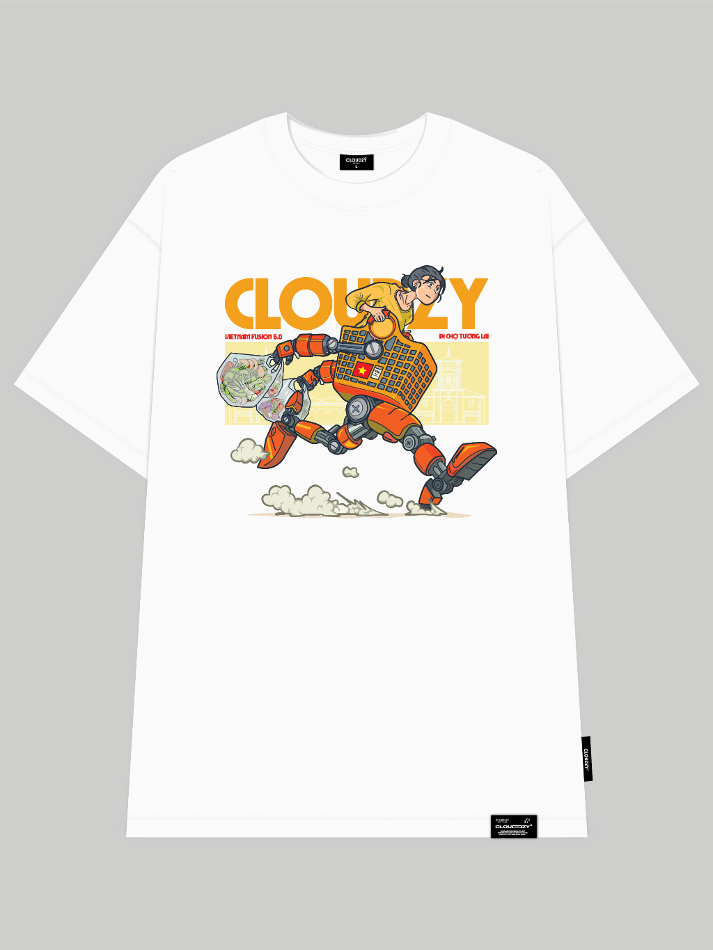 ÁO THUN OVERSIZE CLOUDZY ĐI CHỢ