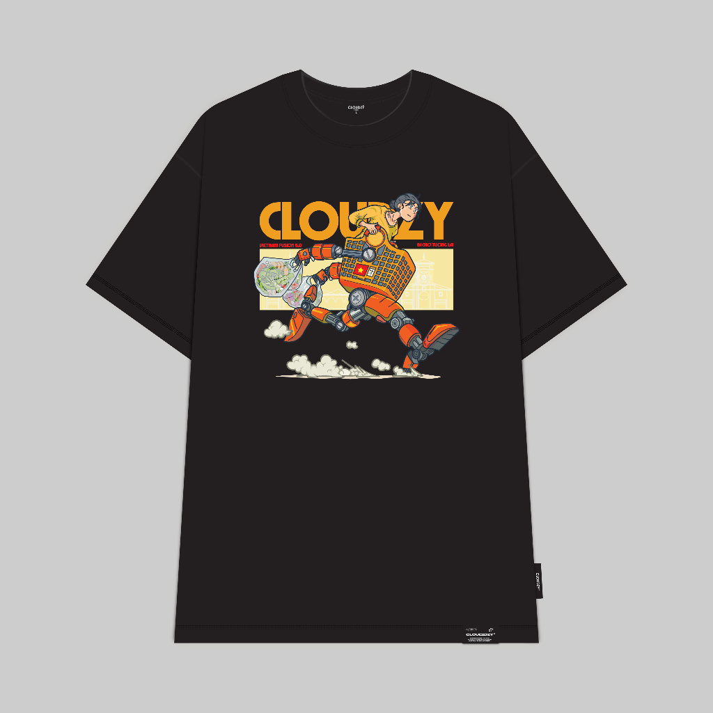 ÁO THUN OVERSIZE CLOUDZY ĐI CHỢ