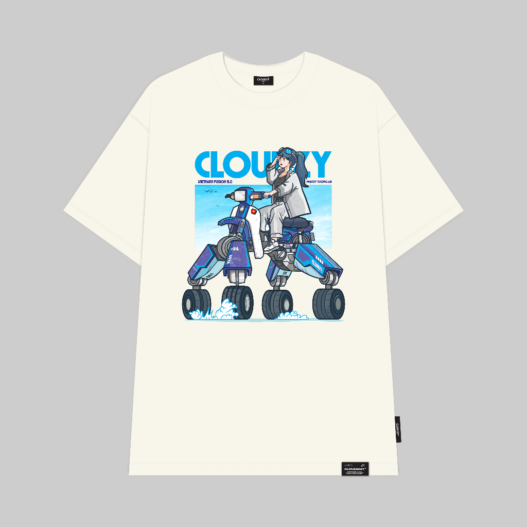 ÁO THUN OVERSIZE CLOUDZY DREAM X