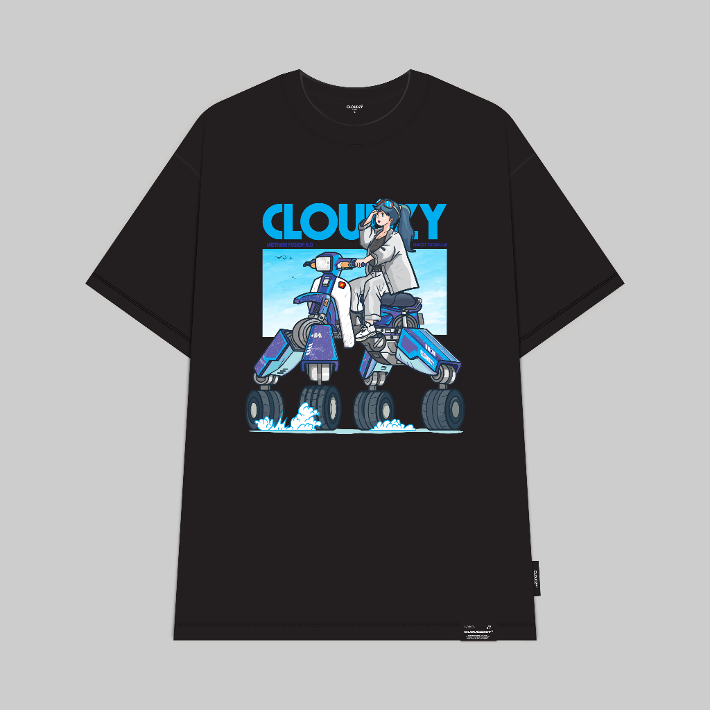 ÁO THUN OVERSIZE CLOUDZY DREAM X