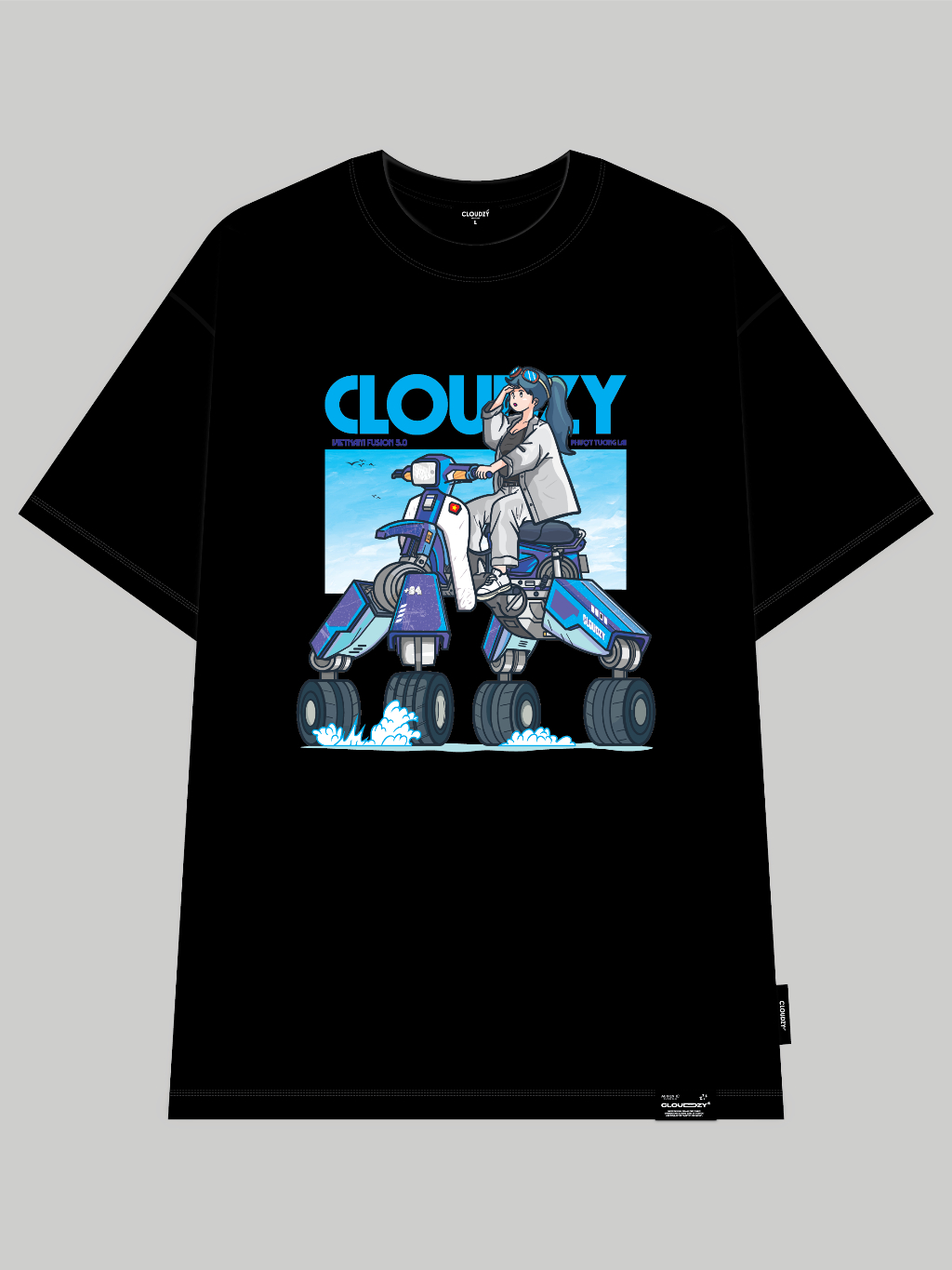 ÁO THUN OVERSIZE CLOUDZY DREAM X