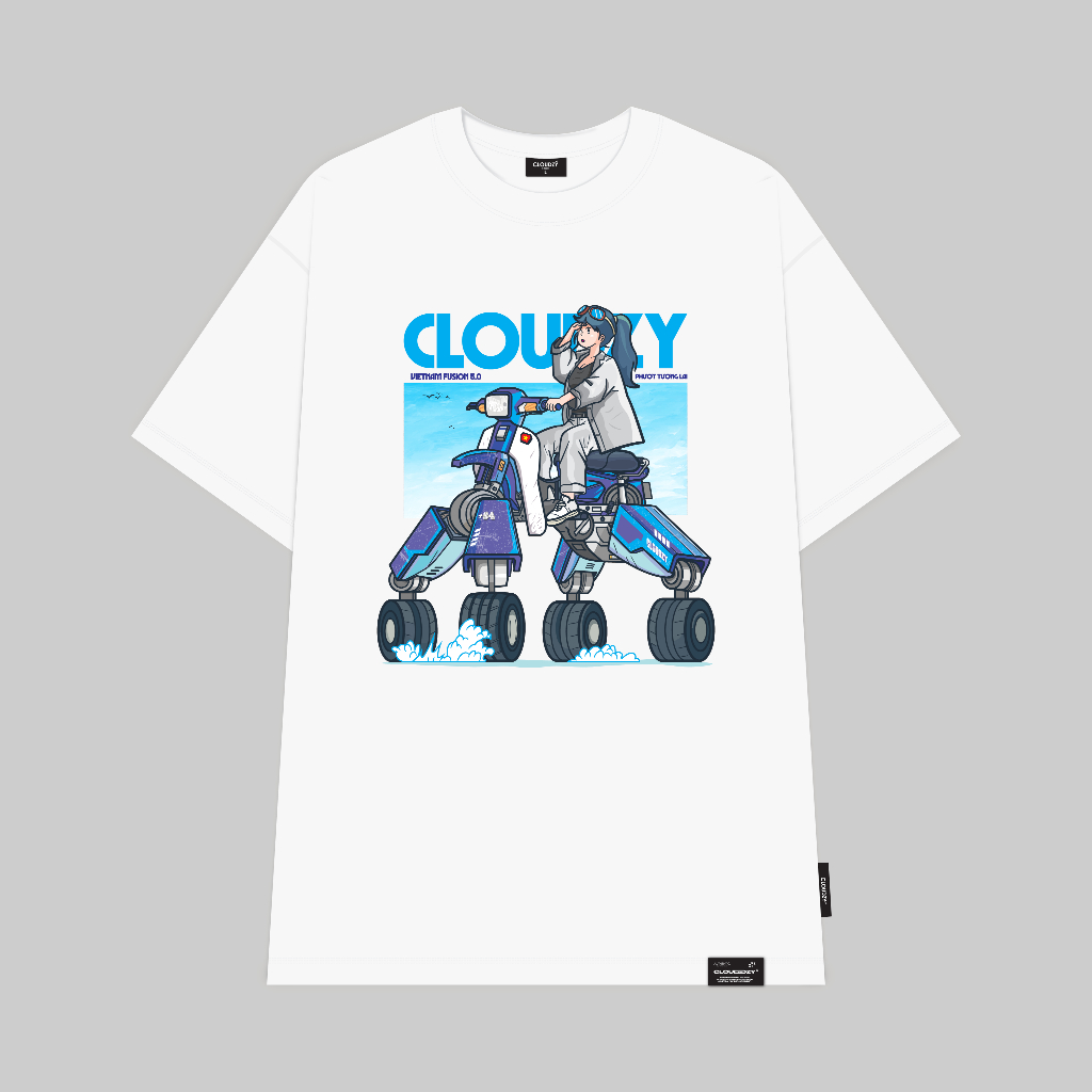 ÁO THUN OVERSIZE CLOUDZY DREAM X