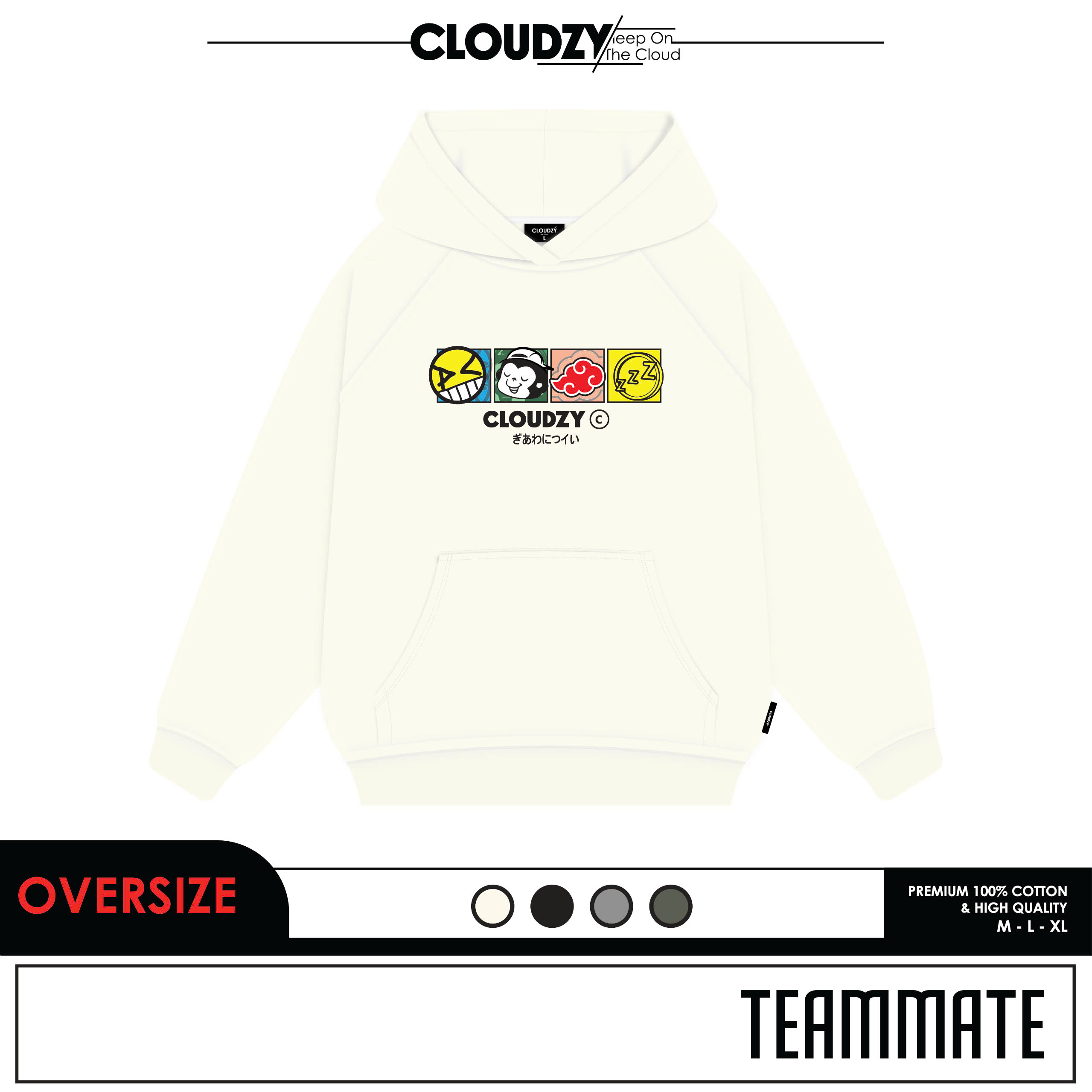 HOODIE OVERSIZE TEAMMATE