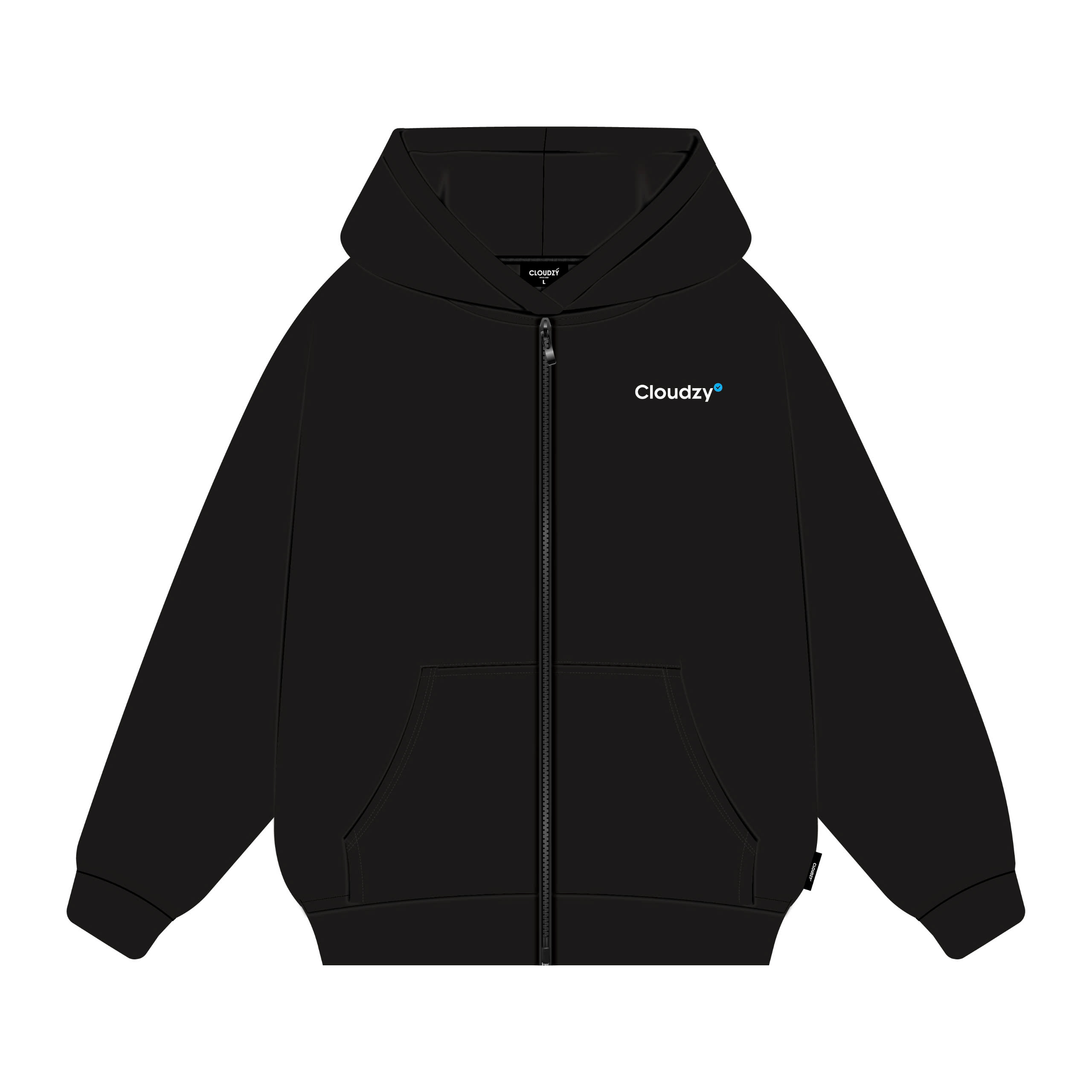 HOODIE OVERSIZE ZIP BASIC Z