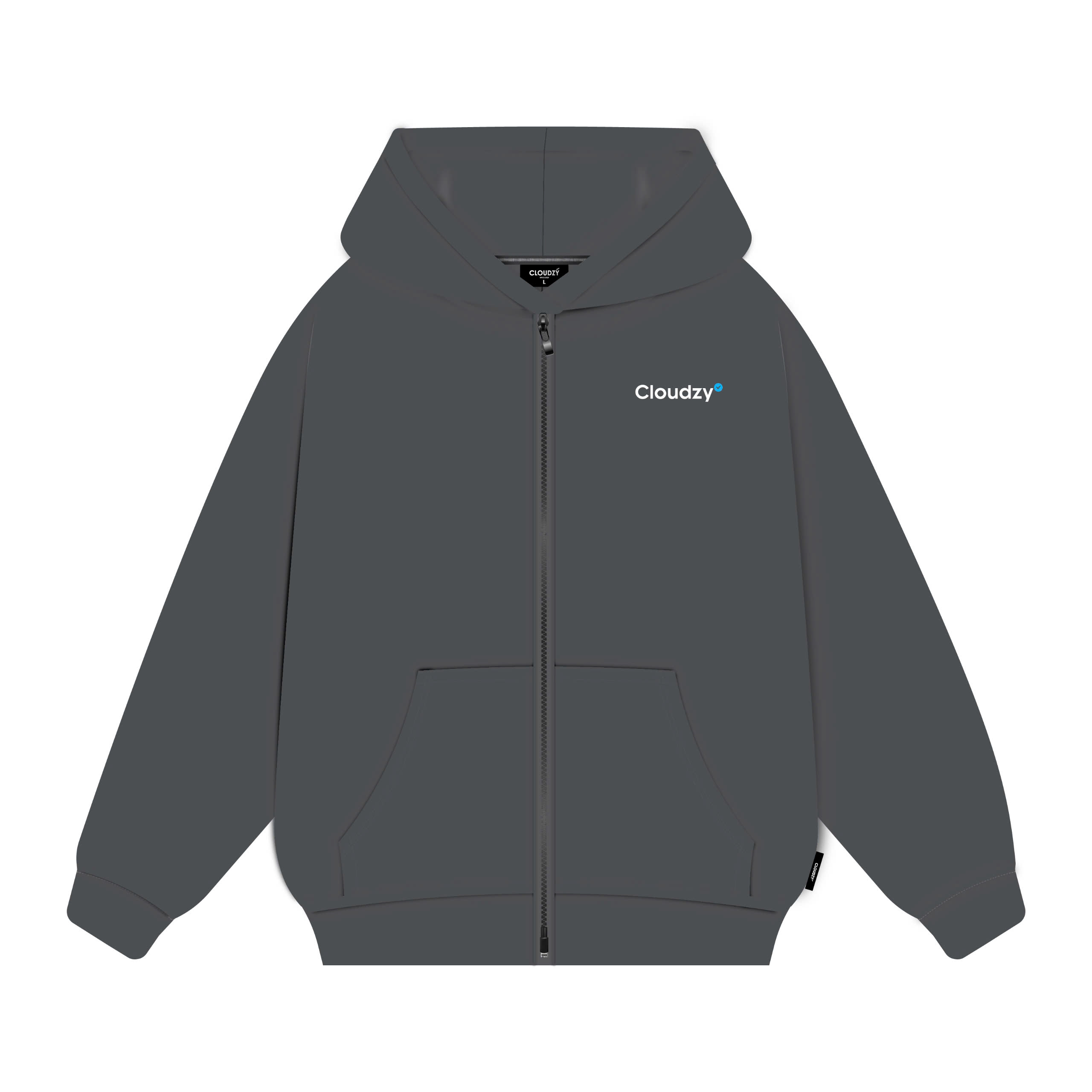 HOODIE OVERSIZE ZIP BASIC Z