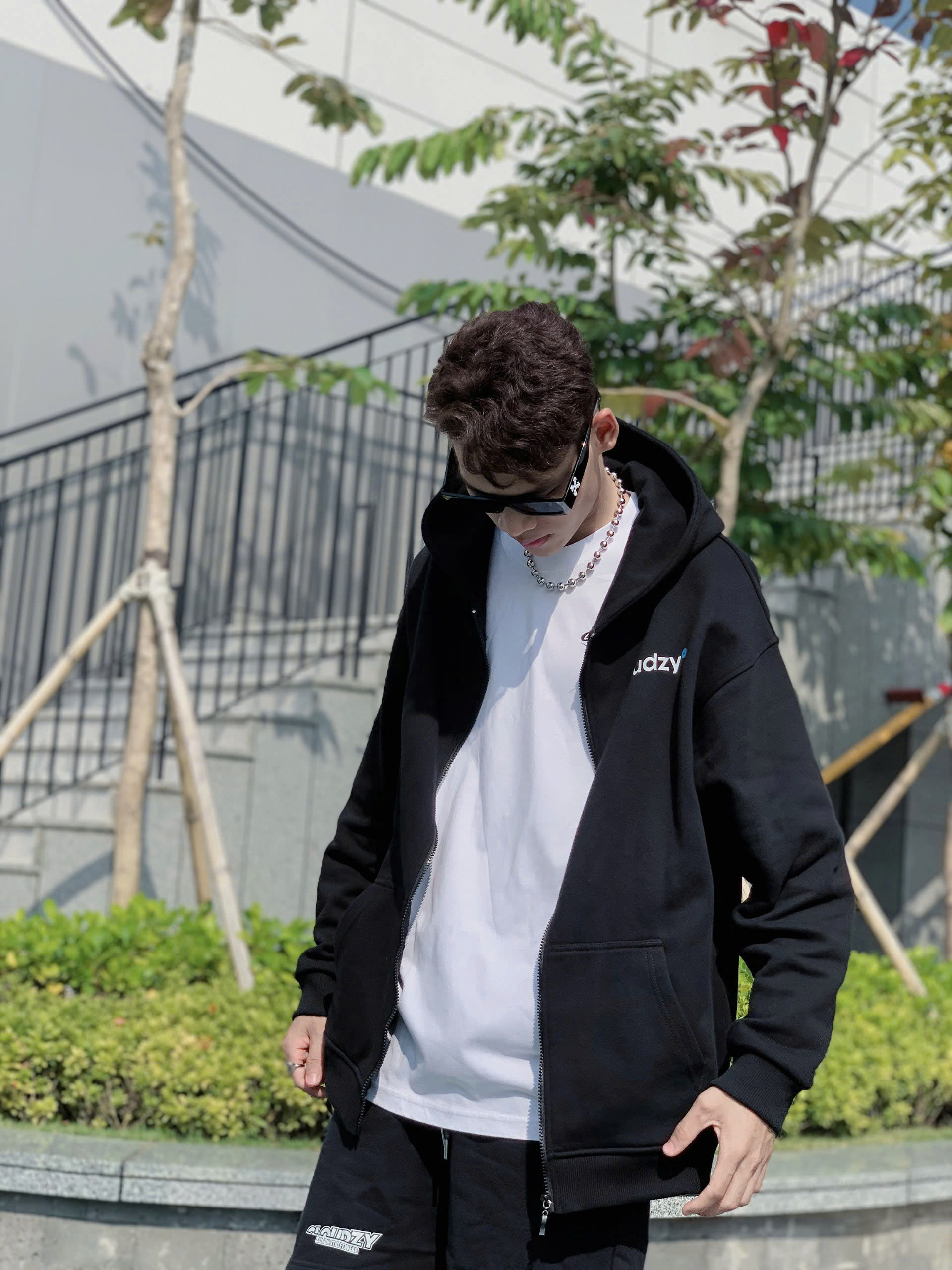 HOODIE OVERSIZE ZIP BASIC Z