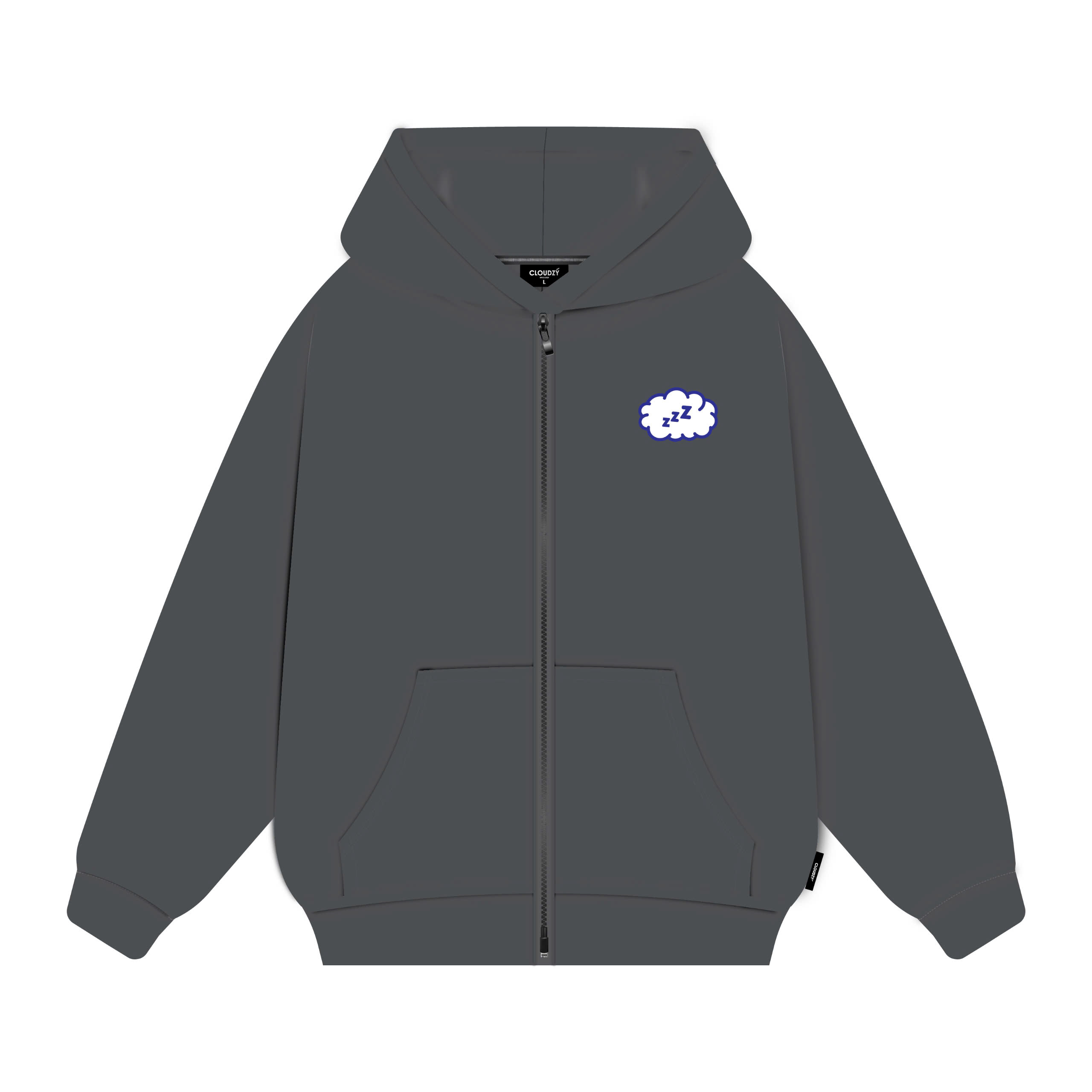 HOODIE OVERSIZE ZIP CLZ STUDIO