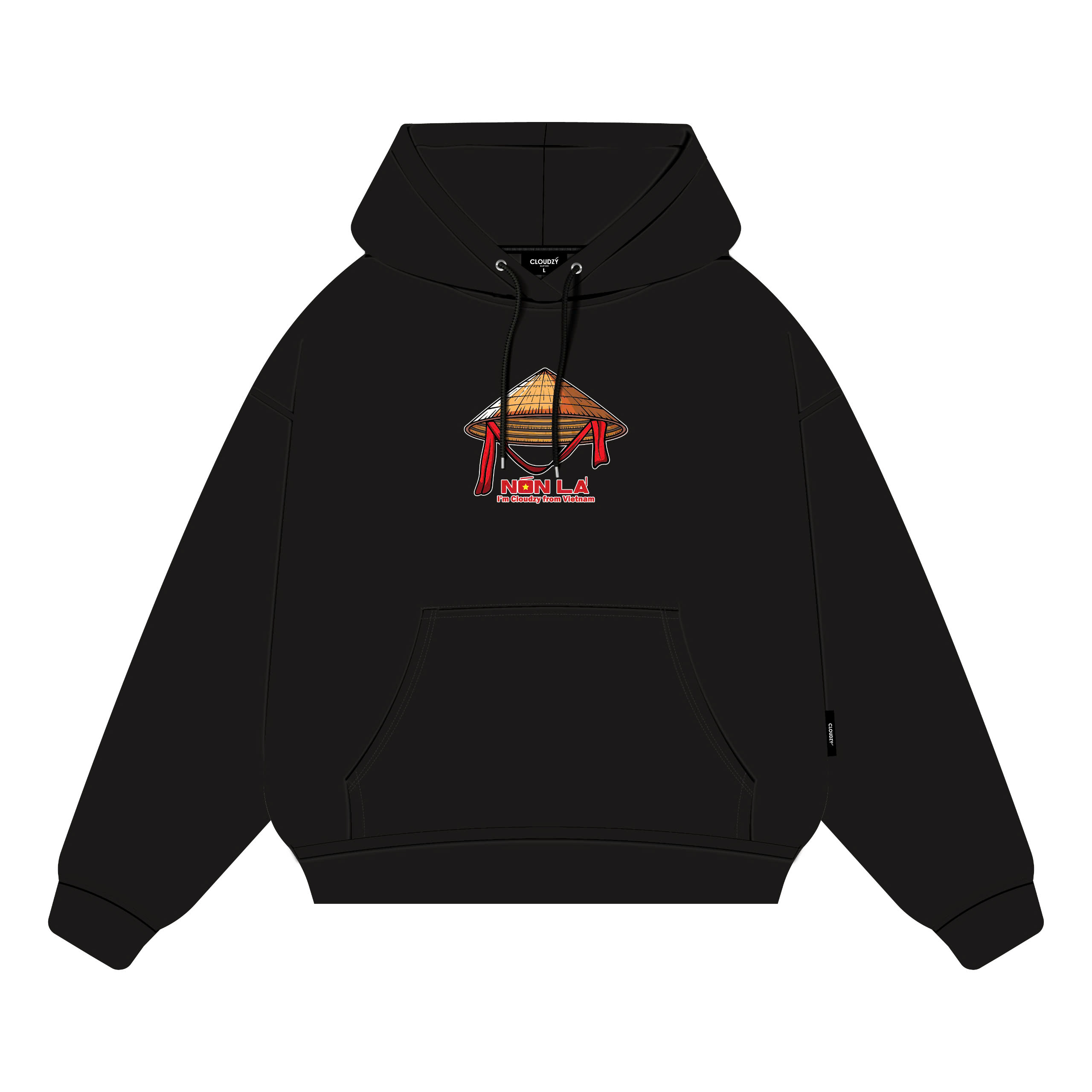HOODIE BOXY NÓN LÁ