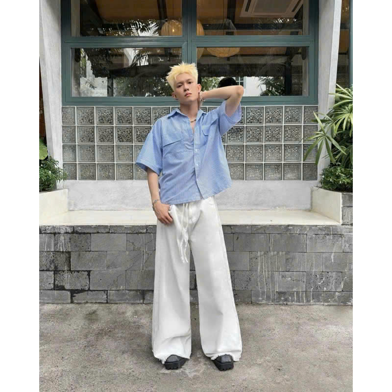 QUẦN JEAN BAGGY WHITE JEAN