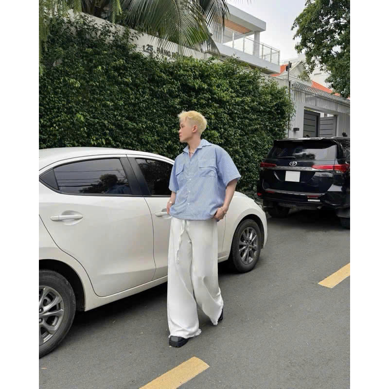 QUẦN JEAN BAGGY WHITE JEAN