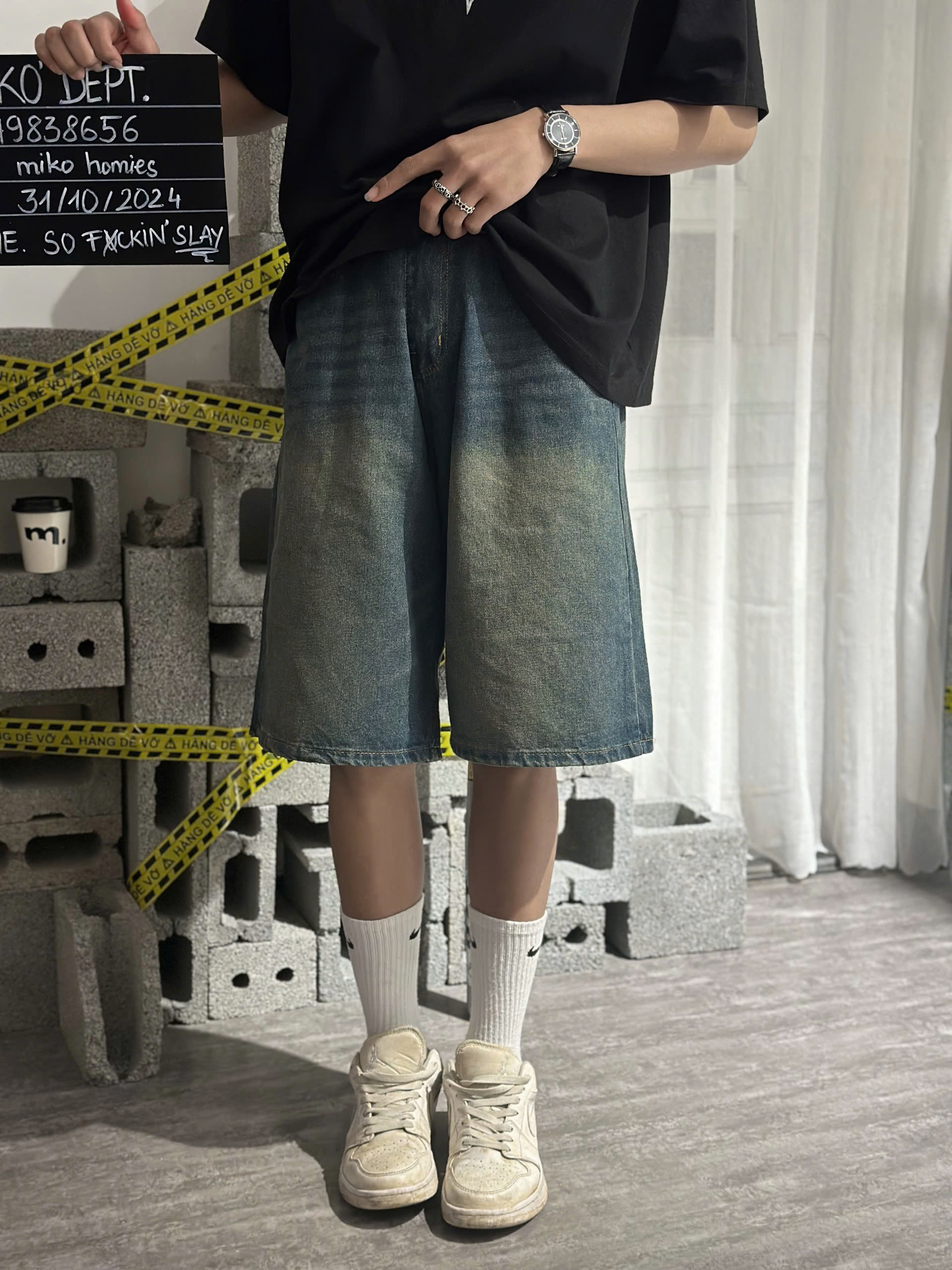 QUẦN JEAN BLUE SHORT