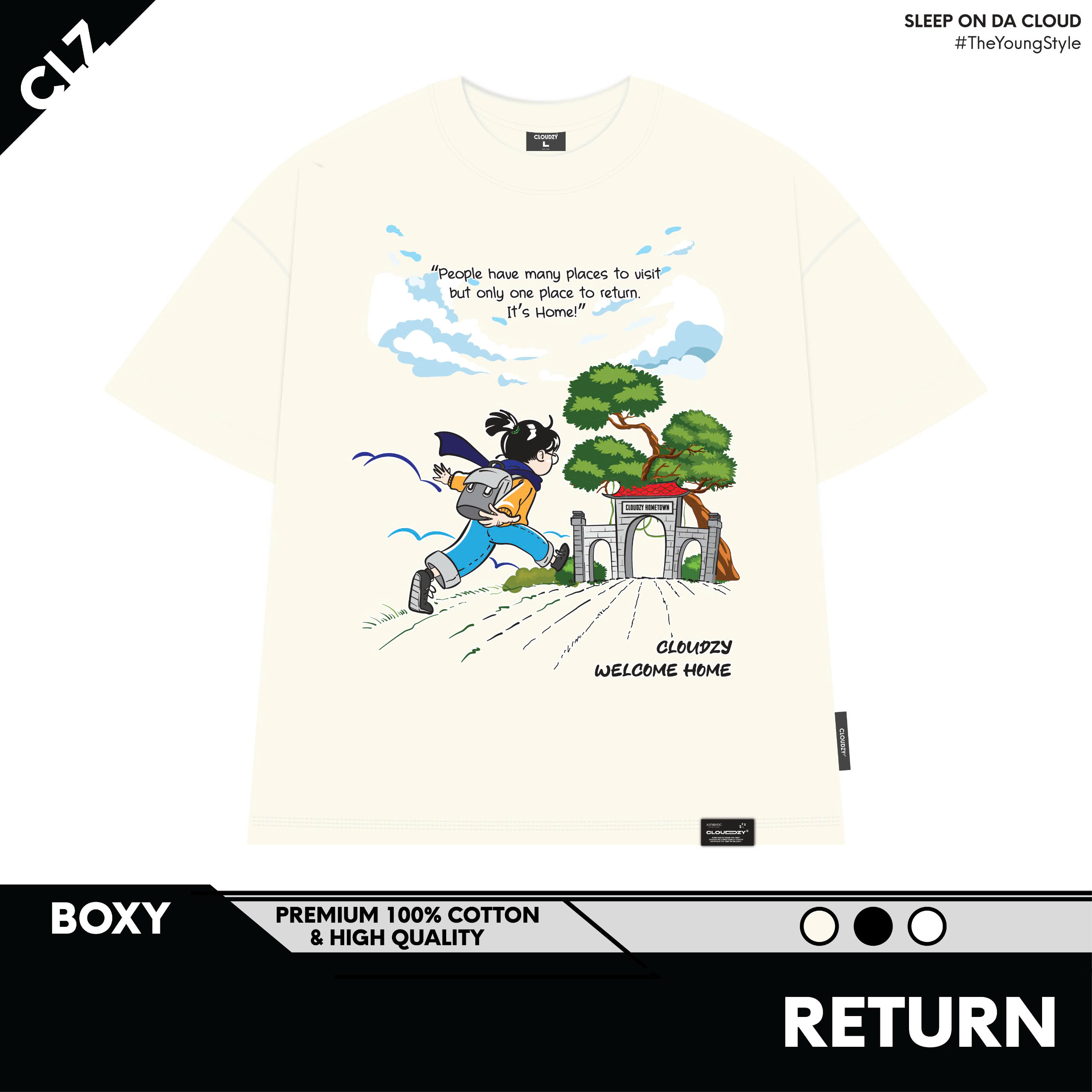 ÁO THUN BOXY RETURN
