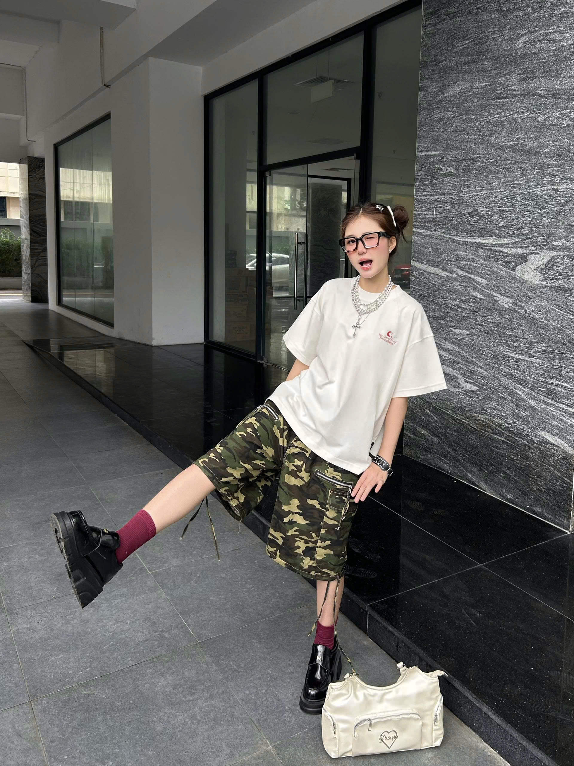 Áo thun boxy tee local brand Cloudzy unisex phông tay lỡ nữ cotton phối màu form rộng boxy SOMETHING